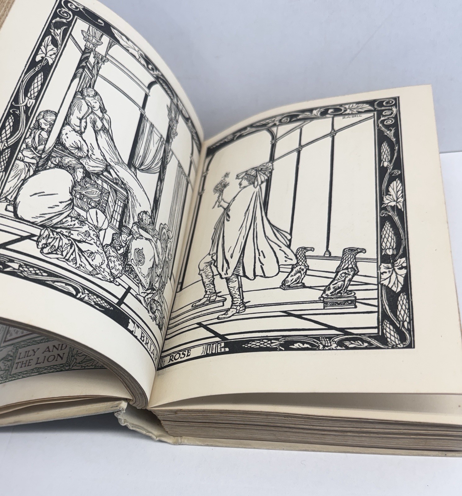 Grimm’s Household Fairy Tales (1936) Antique Children Decorative Binding