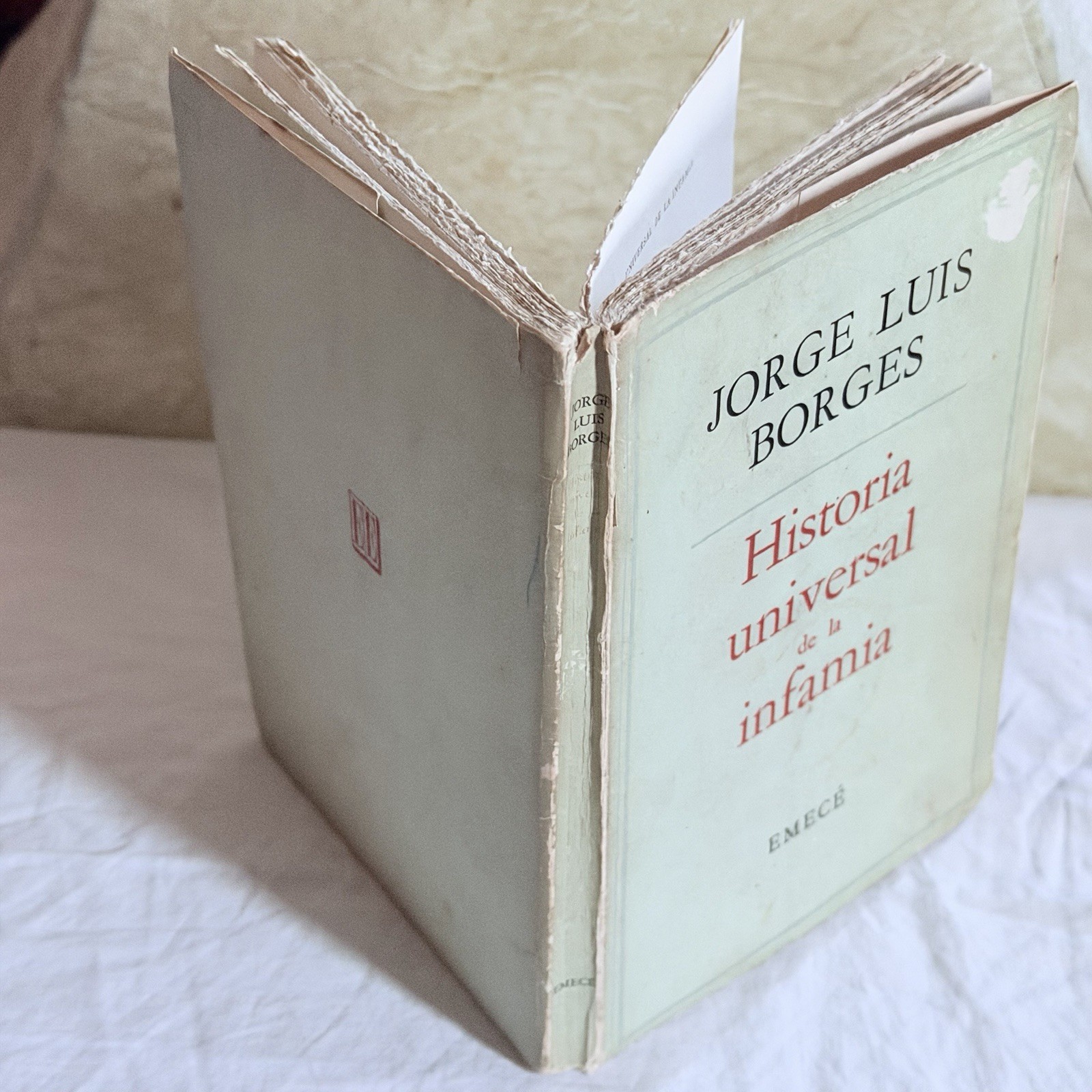 Jorge Luis Borges Historia Universal de la Infamia Emecé 1958 2nd Imp Spanish