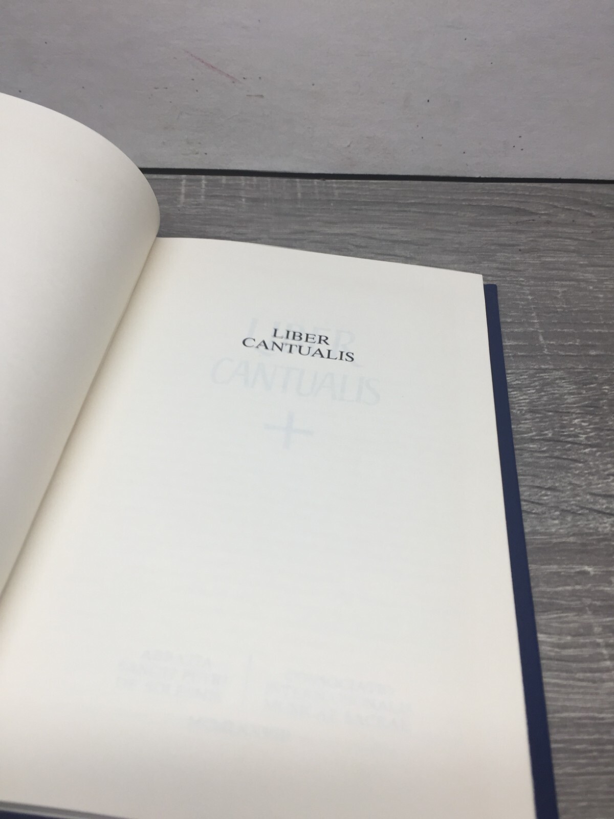 Liber Cantualis (Rare 1978 Edition in Latin)