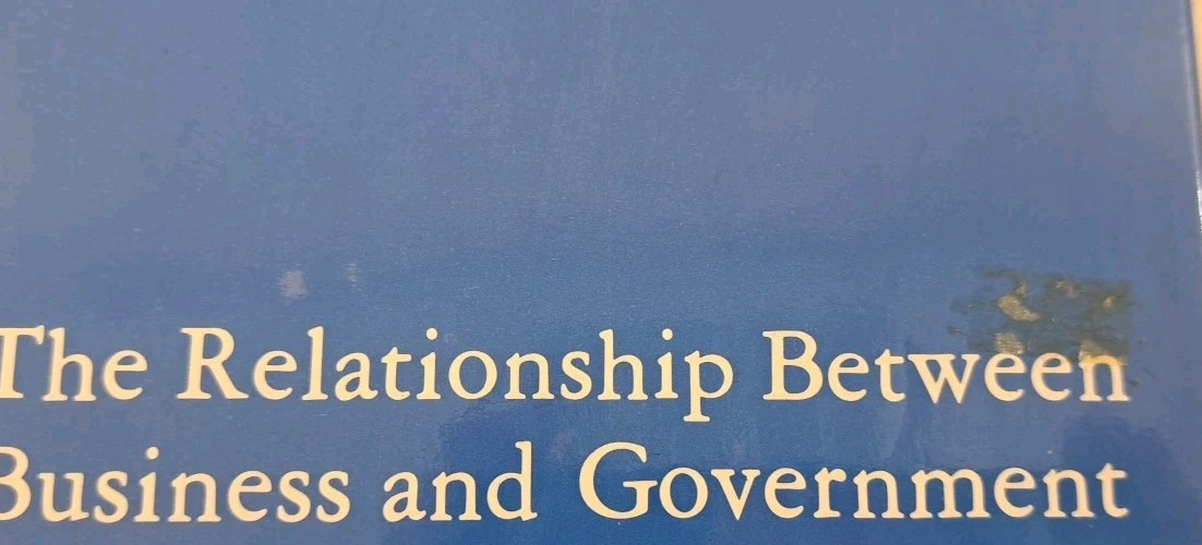 RARE 1983 HCDJ 1st Ed-The Relationship Between Business & Government In France