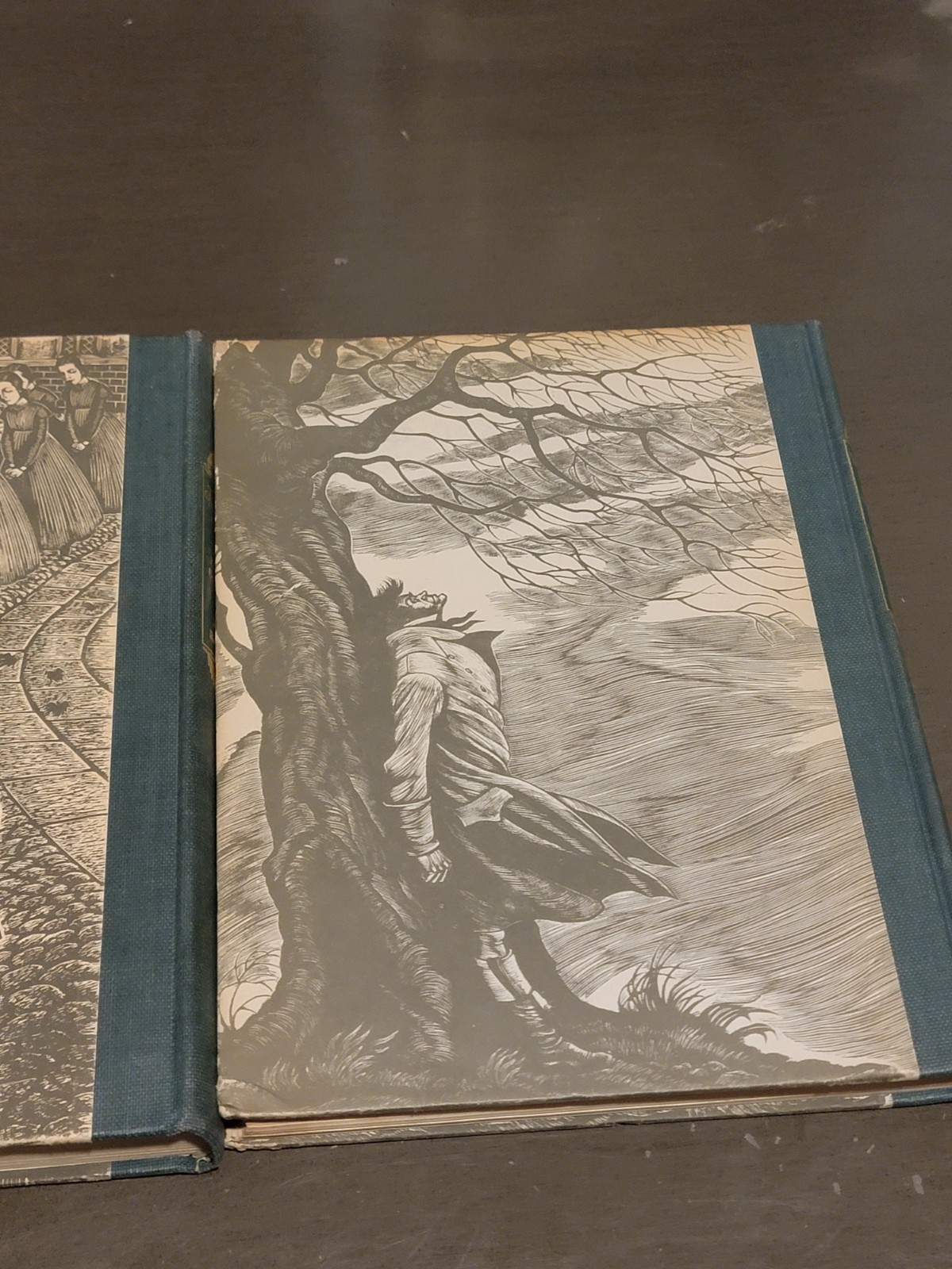 Vintage Random House Book Set Jane Eyre & Wuthering Heights by Bronte Sisters 