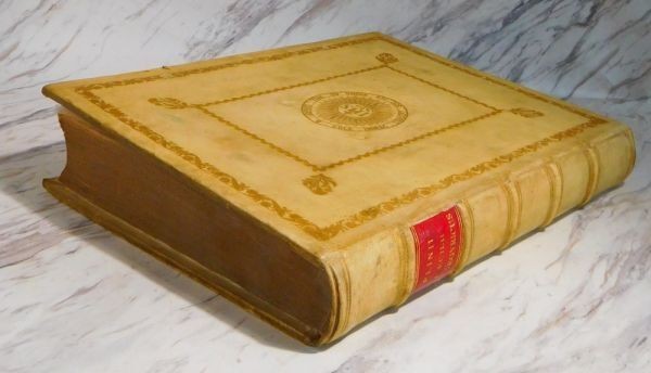 Pliny Secundus “Panegyricus” 1738 Amsterdam Fine Vellum Jesuit Binding Engraving