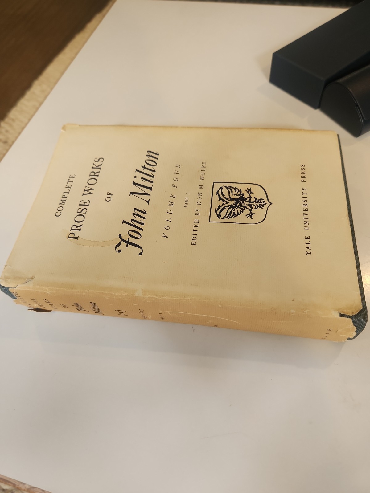 Complete Prose Works of John Milton Volume IV Part I