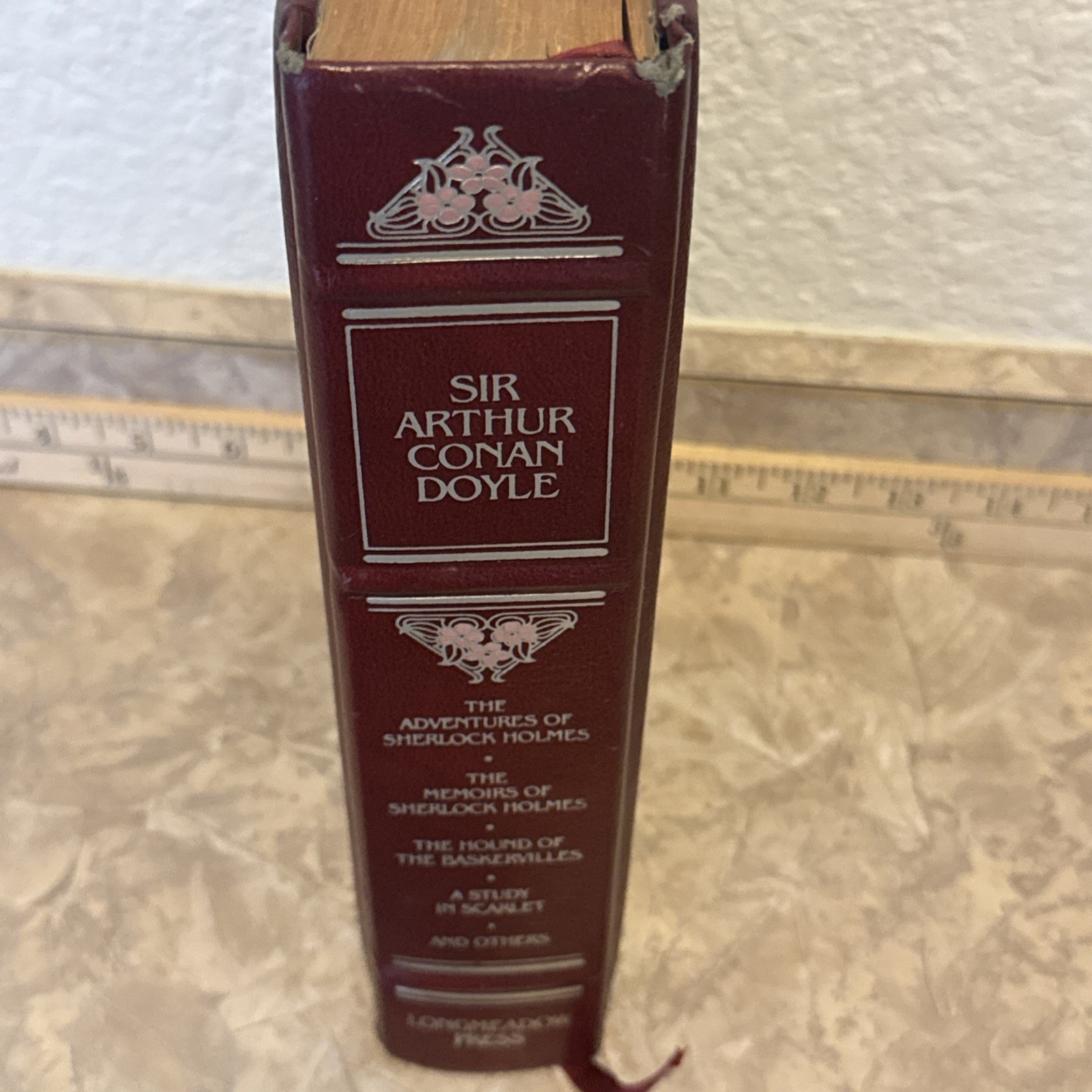 Longmeadow Press Works Of Sir Arthur Conan Doyle Complete Bonded Leather 1984