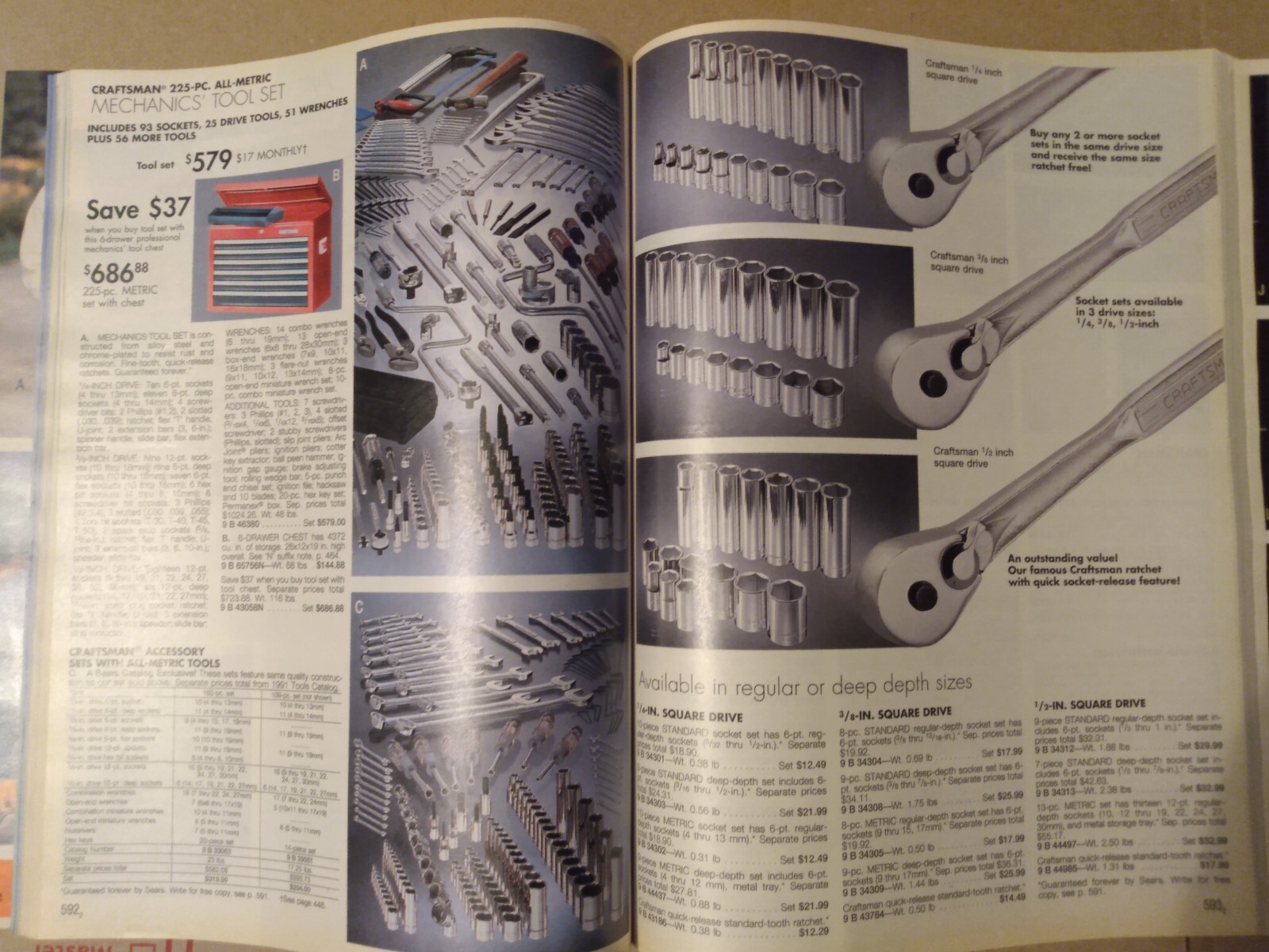 Sears 1992 Annual Catalog 1595 Pages Tools Toys Nintendo Appliances Electronics