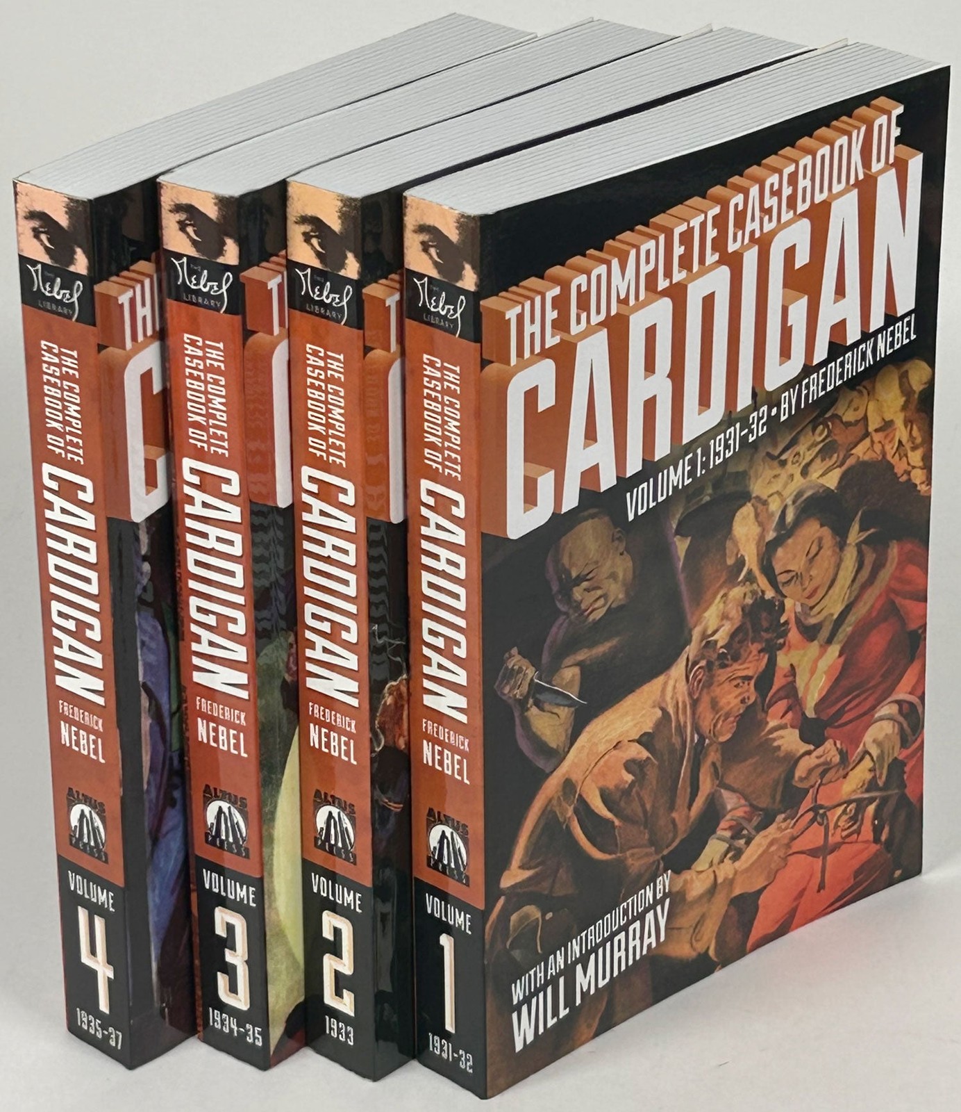 Frederick Nebel / THE COMPLETE CASEBOOK OF CARDIGAN…4 VOLUMES 2012 #34556