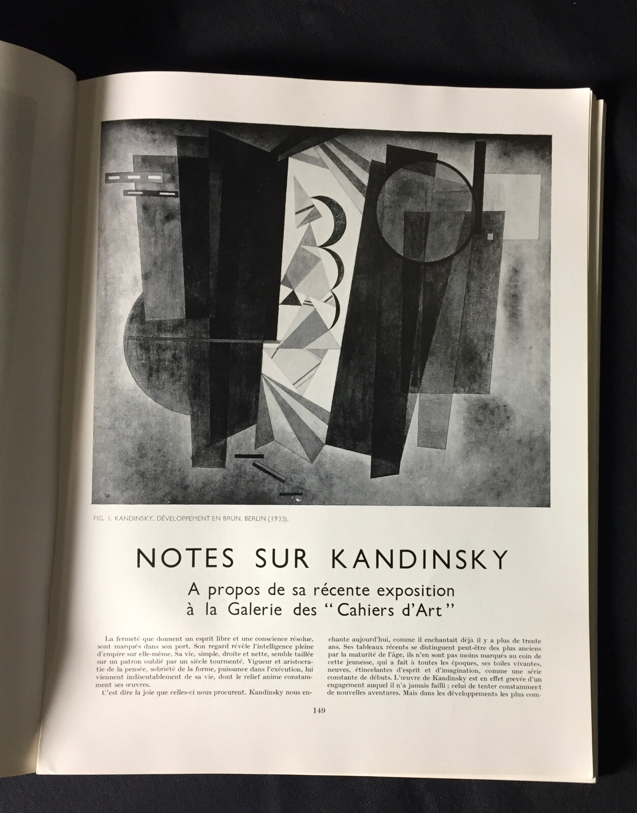 CAHIERS D’ART, 5-8 9e anne 1934 paris london and new york rare art journal