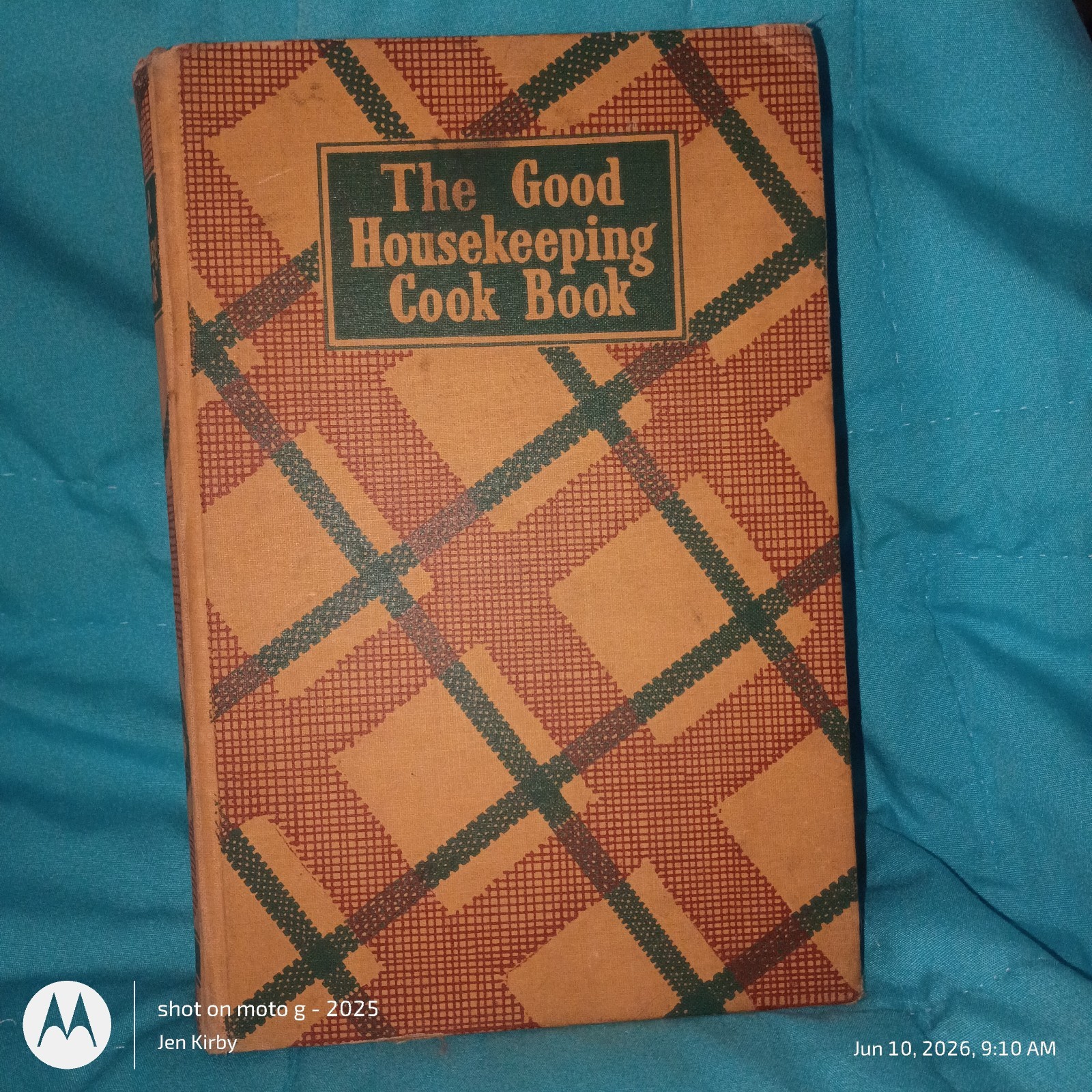 Vintage 1944 THE GOOD HOUSEKEEPING COOK BOOK 7th Edition Hardcover