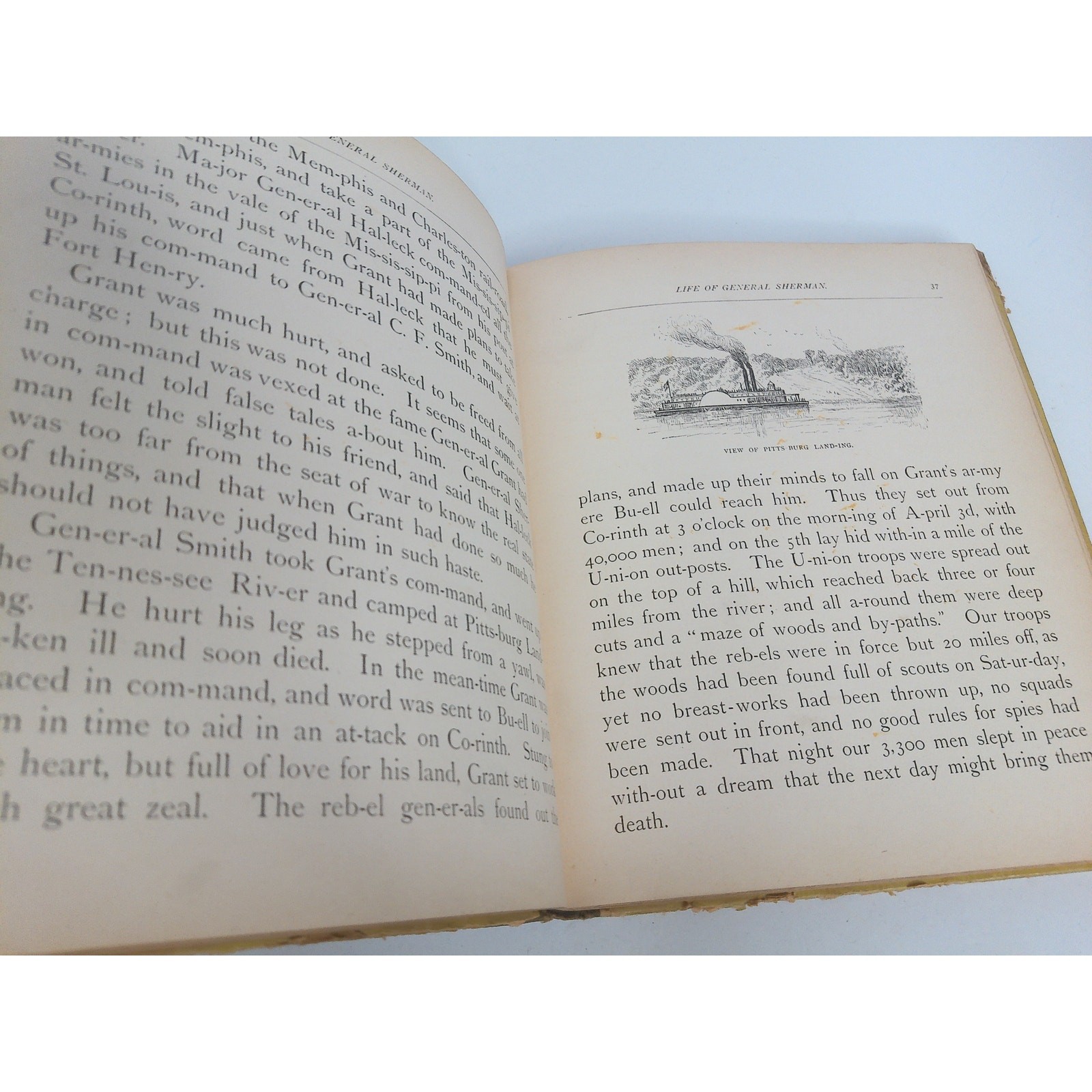 General Sherman: His Life and Battles 1886 McLoughlin Bros. One Syllable Book