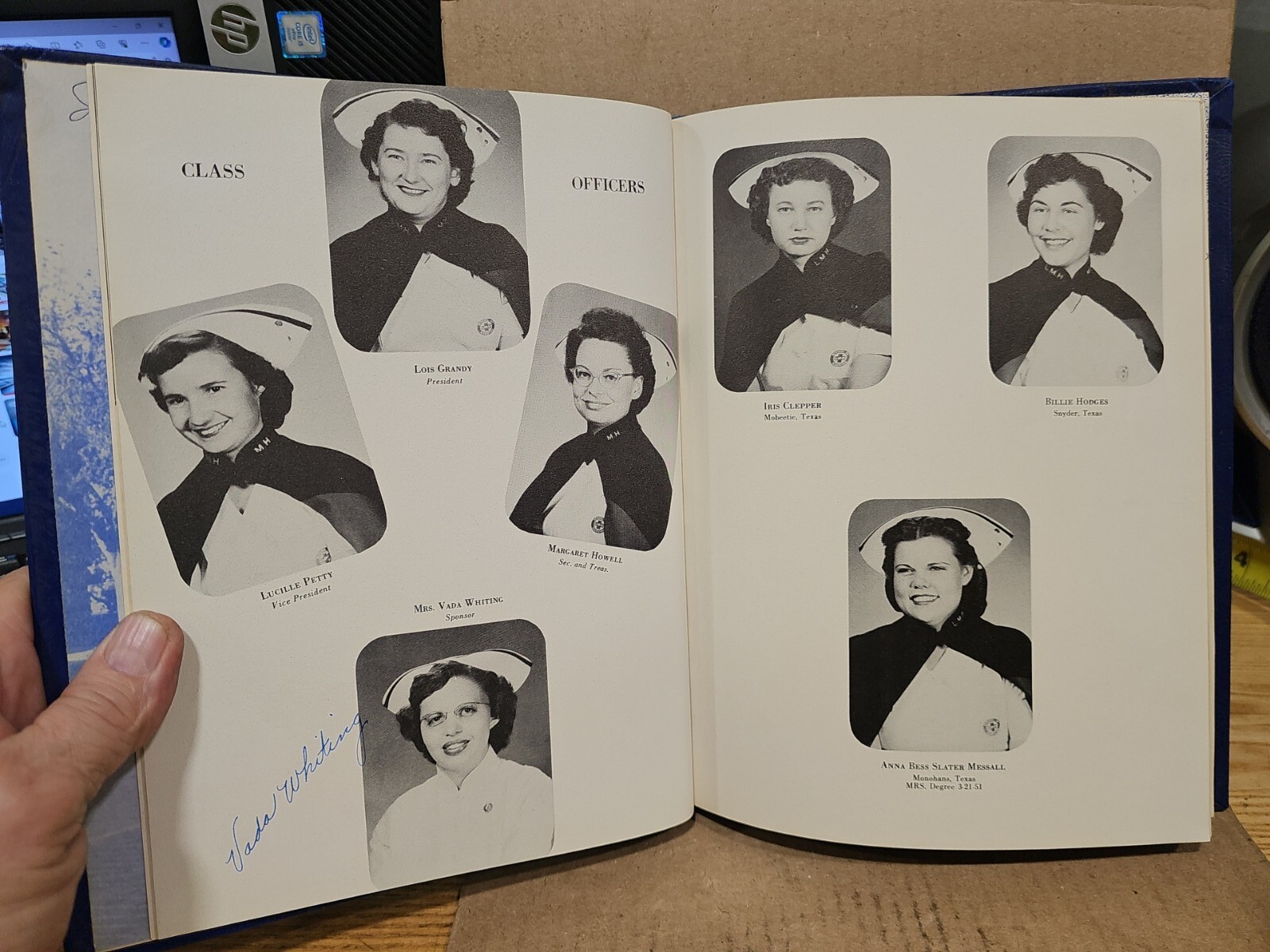 1951 La Luz Yearbook,Lubbock Memorial Hospital School Of Nursing,Lubbock,Texas
