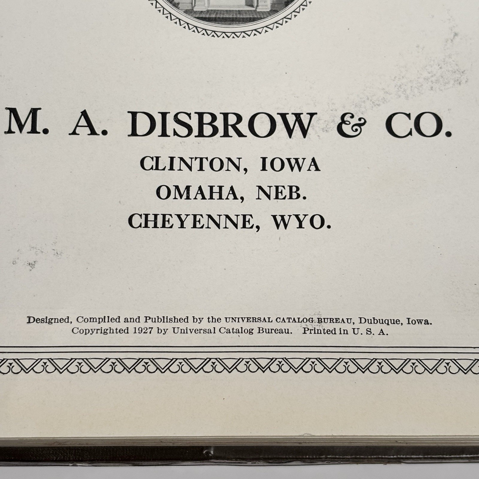 1927 Vintage Universal Design Book No. 25 Builders Woodwork M.A. Disbrow Catalog