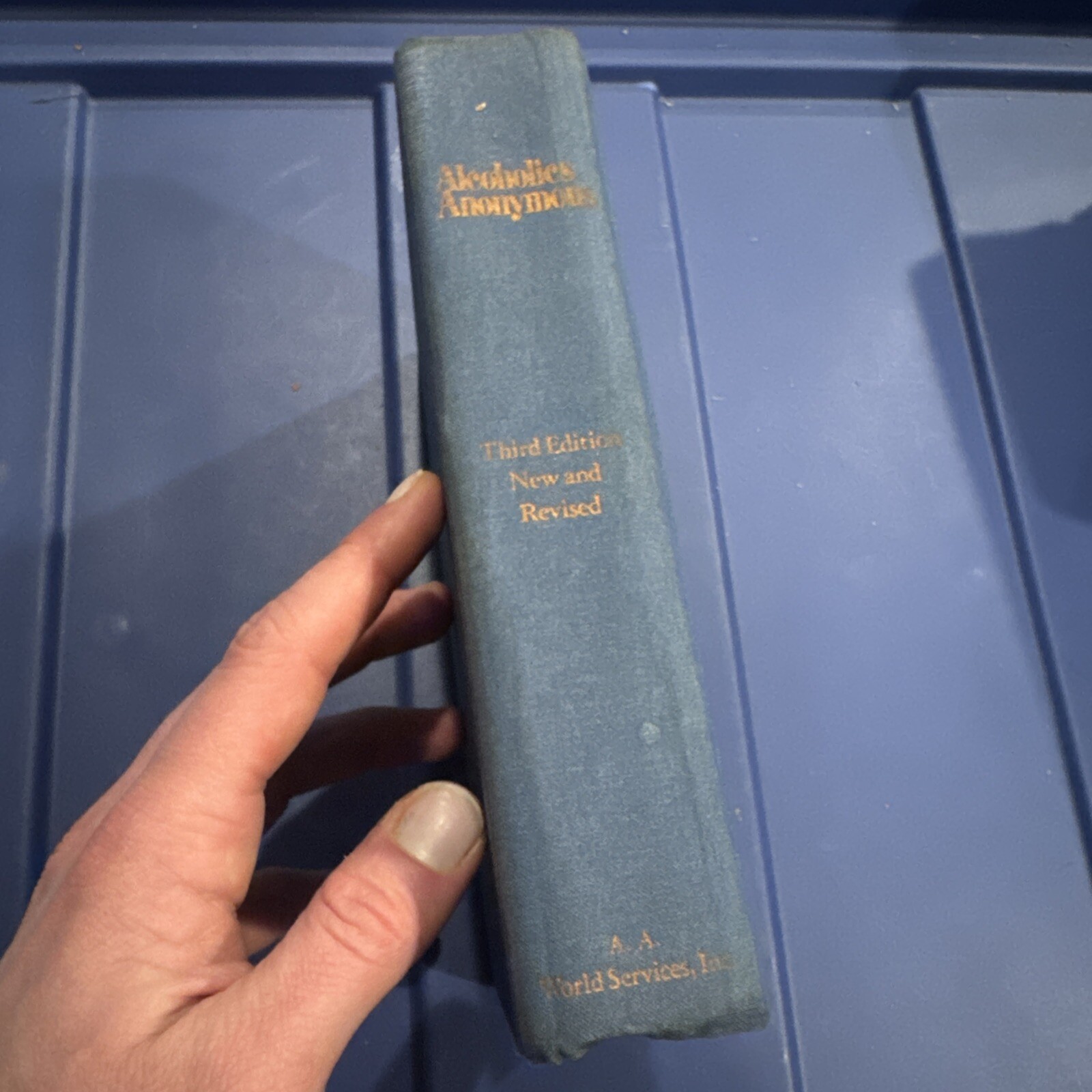 Alcoholics Anonymous Third Edition 6th Printing 1979 HC DJ Mylar Protector