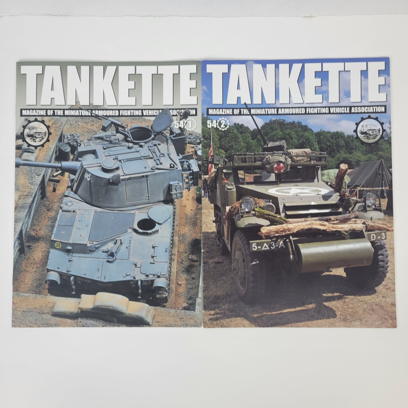 2019-2020 Tankette Miniature MAFVA Magazine~Complete Volumes 54-55~Lot of 12