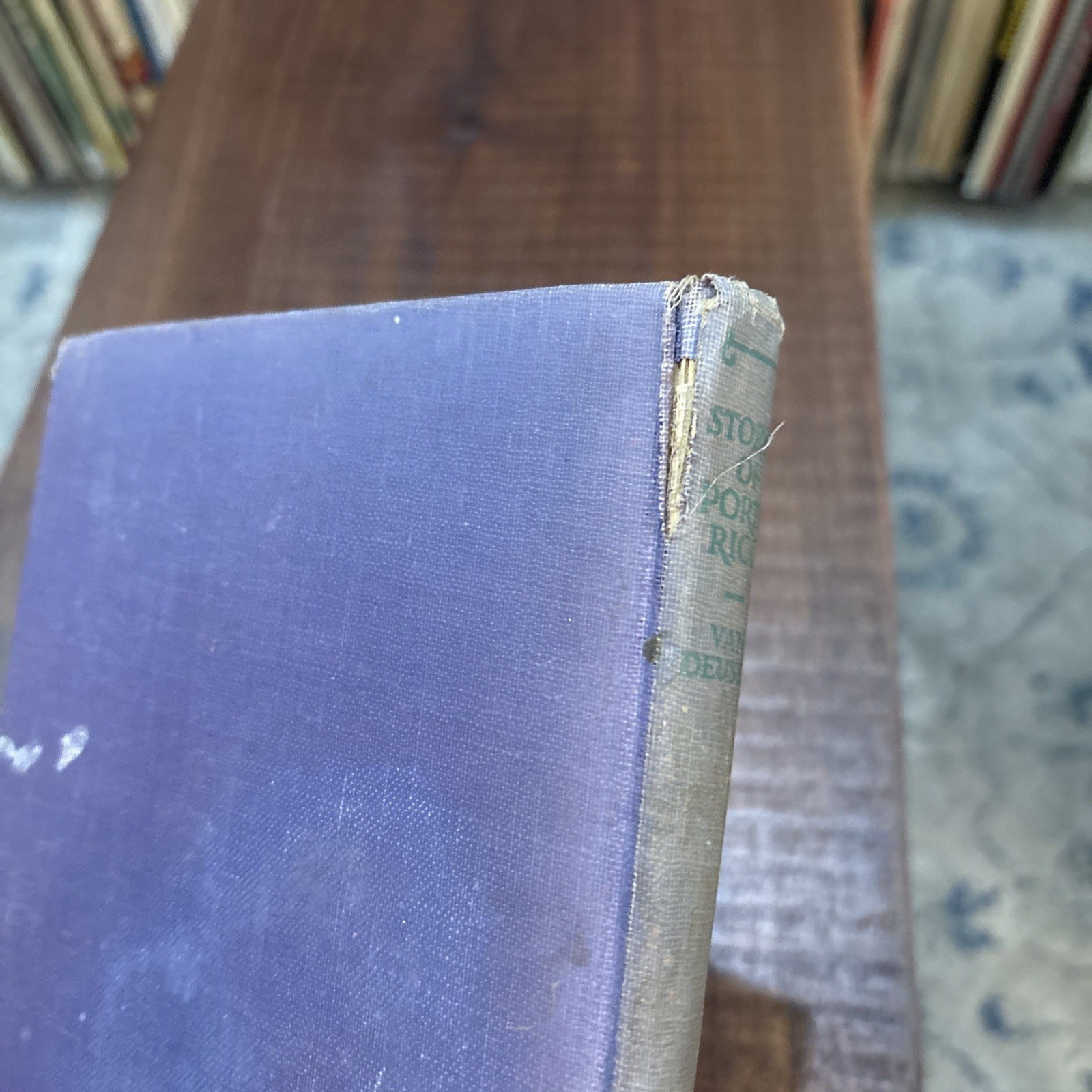 RARE Stories of Porto Rico By Van Deusen HC Puerto Rico b29