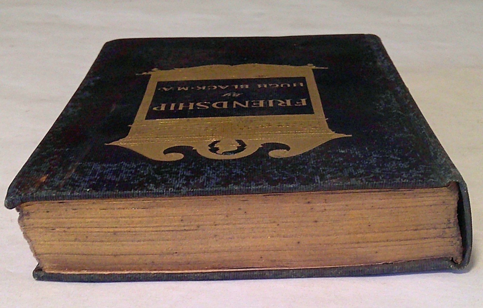 FRIENDSHIP by Hugh Black 1902 ANTIQUE Fleming H. Revell Co. Hard Cover