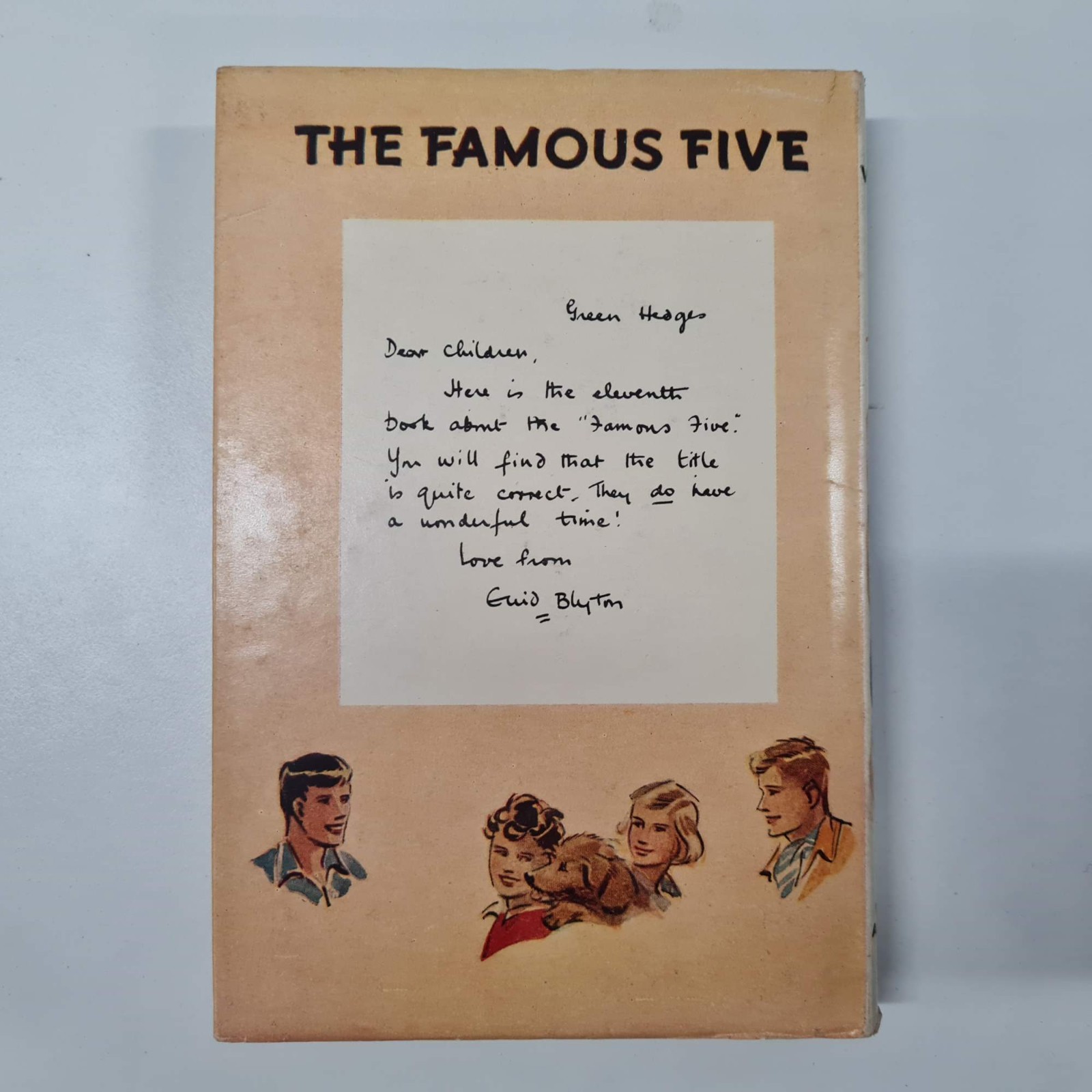 Five Have a Wonderful Time by Enid Blyton HCDJ 1952 1st Edition THE FAMOUS FIVE