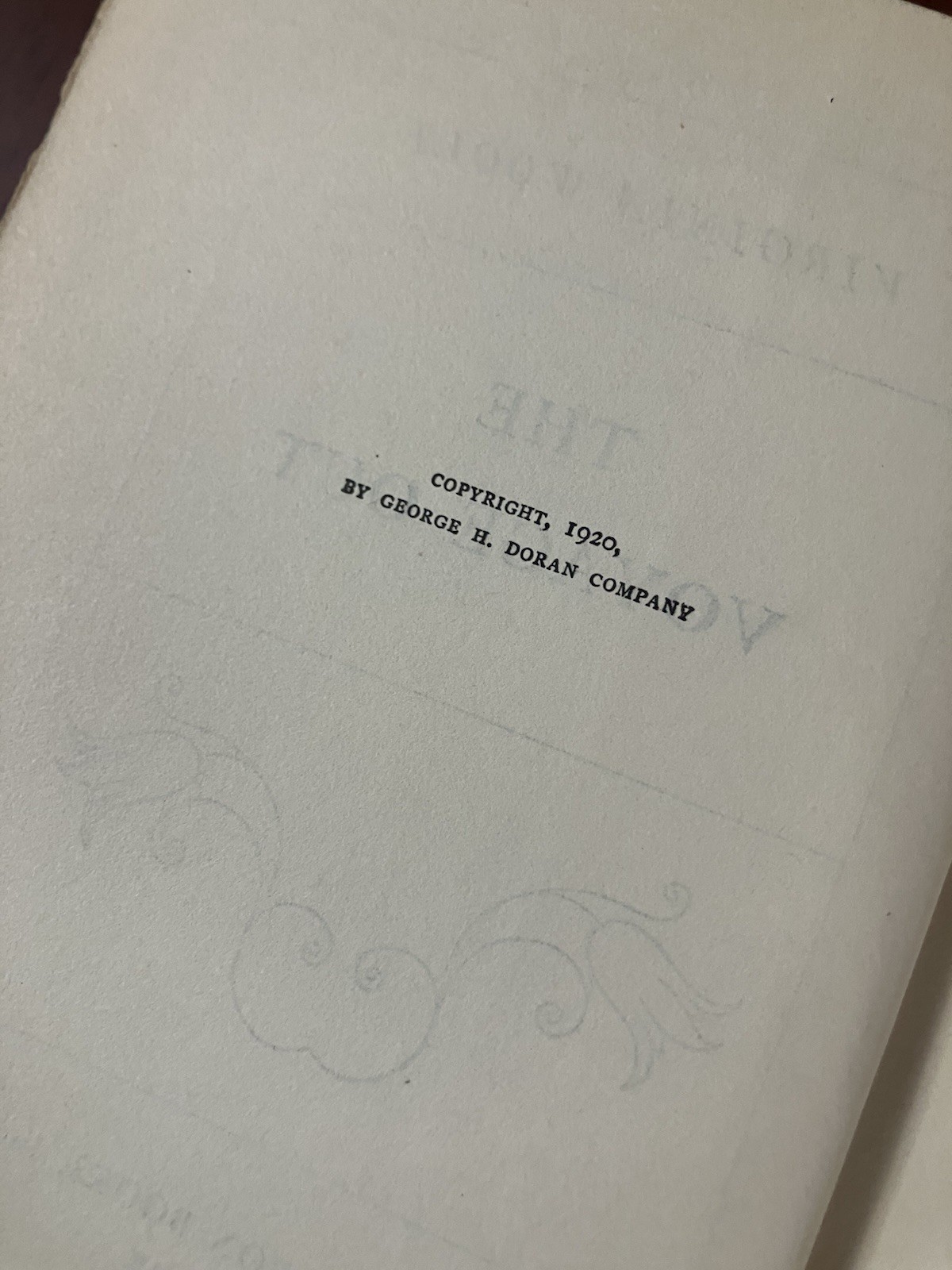 virginia woolf The Voyage Out Blue Ribbon NY 1920 FIRST EDTION