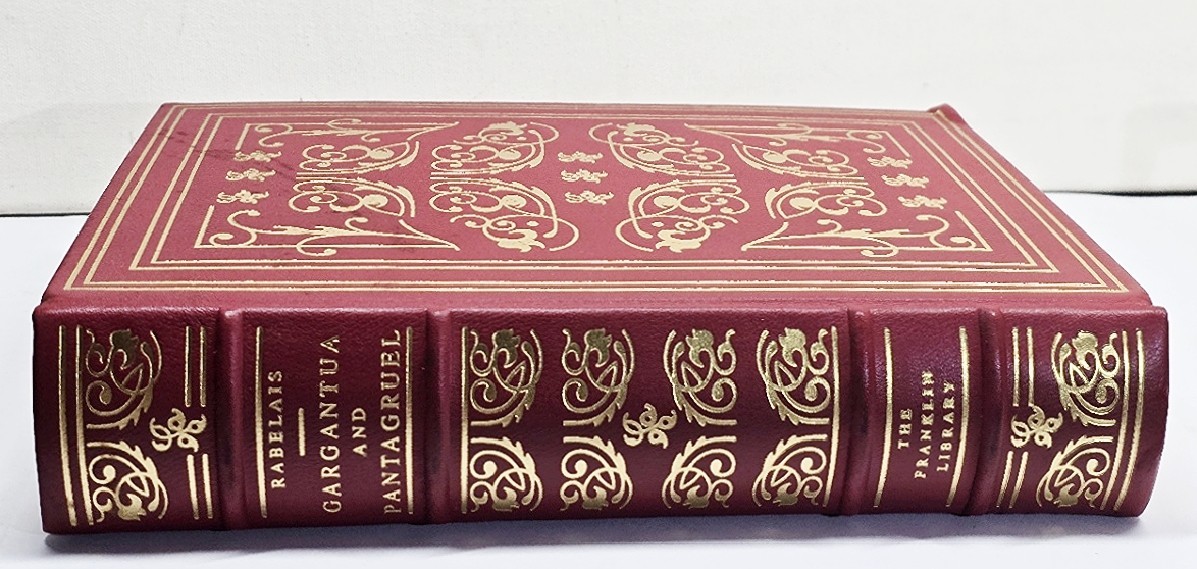 Rabelais Gargantua & Pantagruel 1978 Franklin Library Illus Full Leather 22K VG