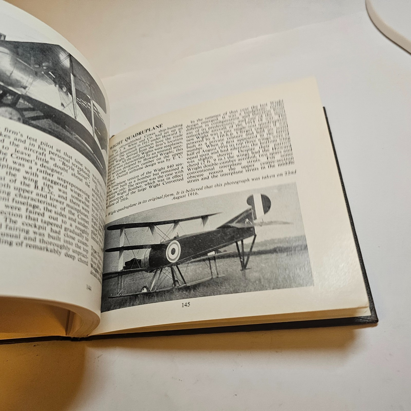 1969 “FIGHTERS” WAR PLANES OF THE FIRST WORLD WAR VOLUME 3 BOOK BRUCE WWI WW1
