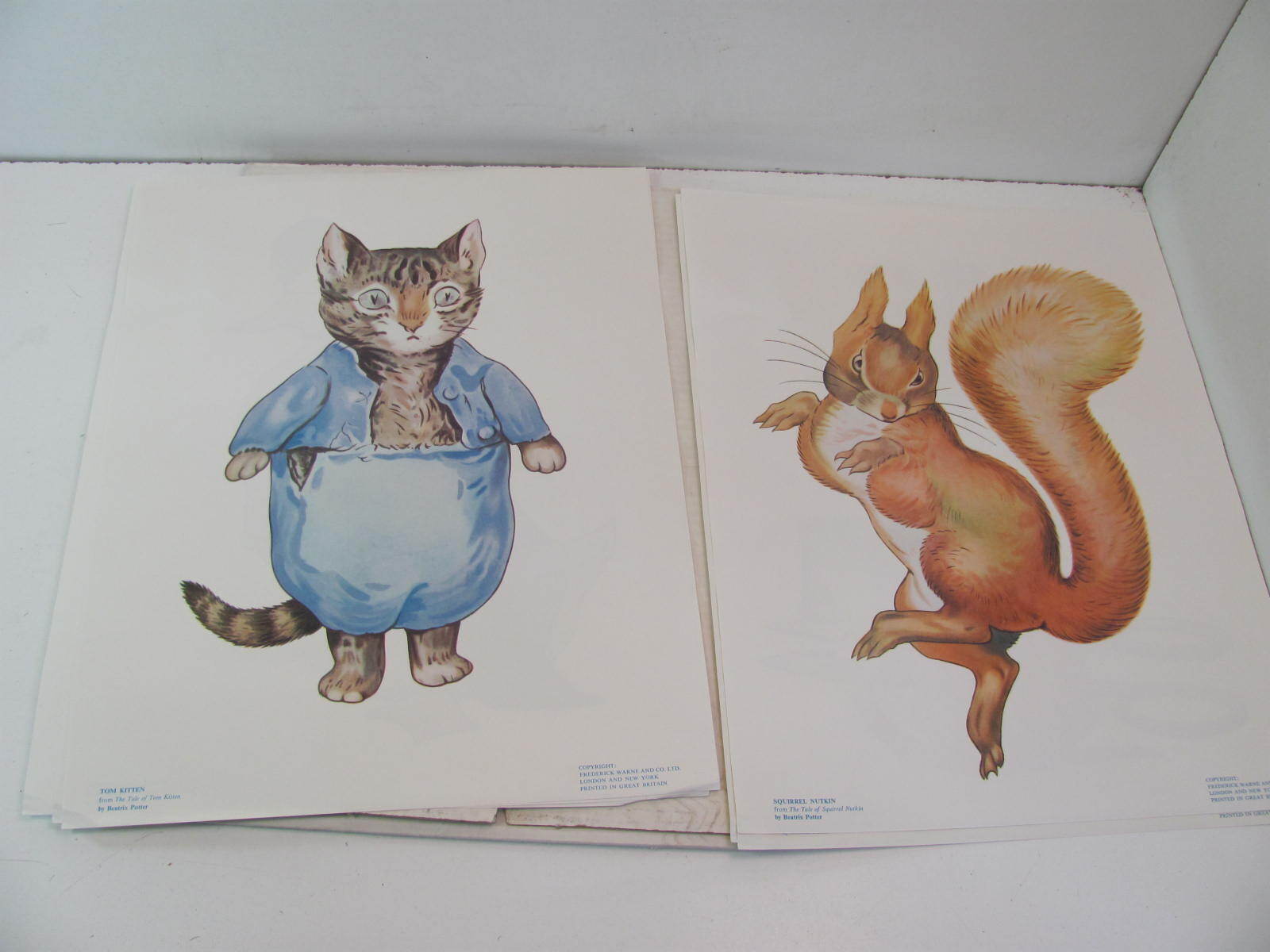 Peter Rabbit And His Friends: 6 Color Portraits Beatrix Potter Frederick Warne