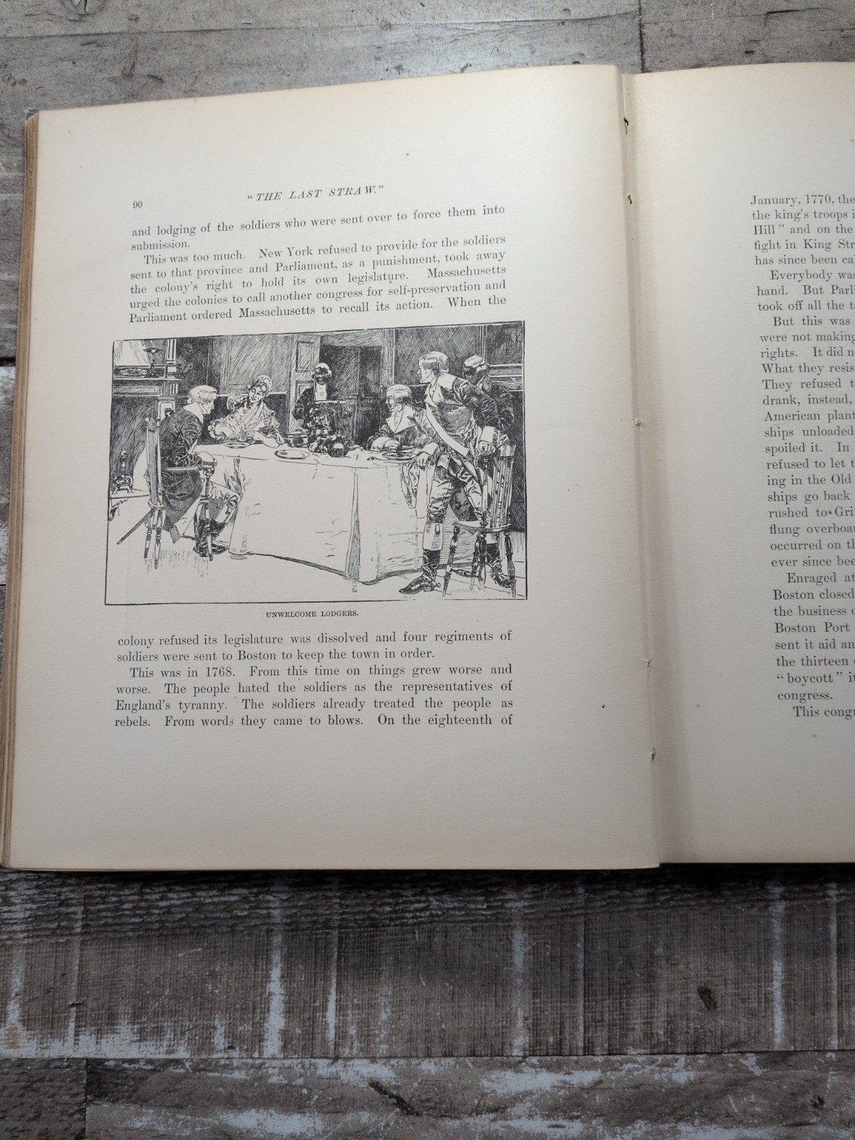 1891 Antique History Book “Story of the United States of America” Brooks, Illus.