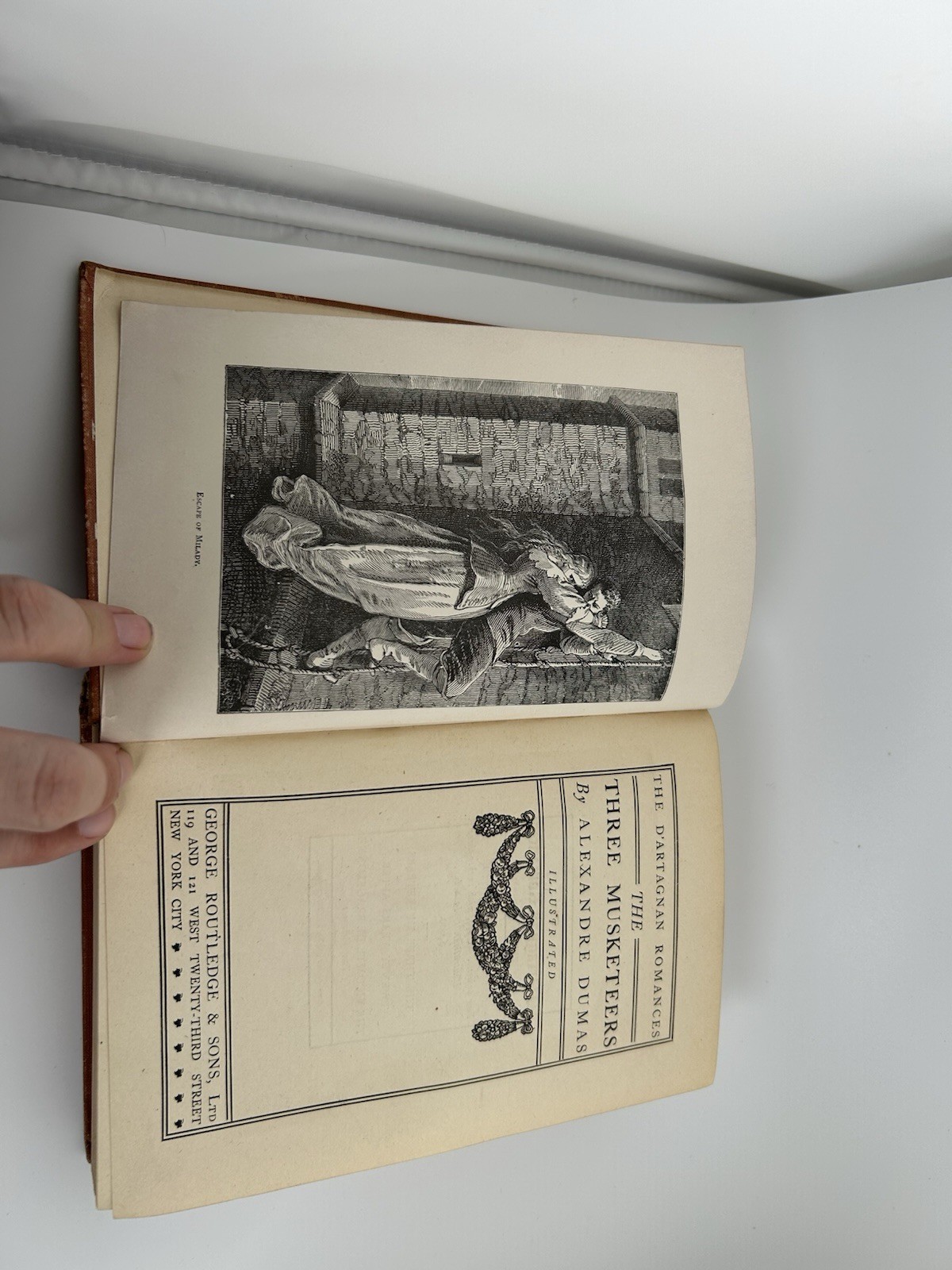Vintage D’Artagnan Romances The Three Musketeers Alexandre Dumas Routledge Rare