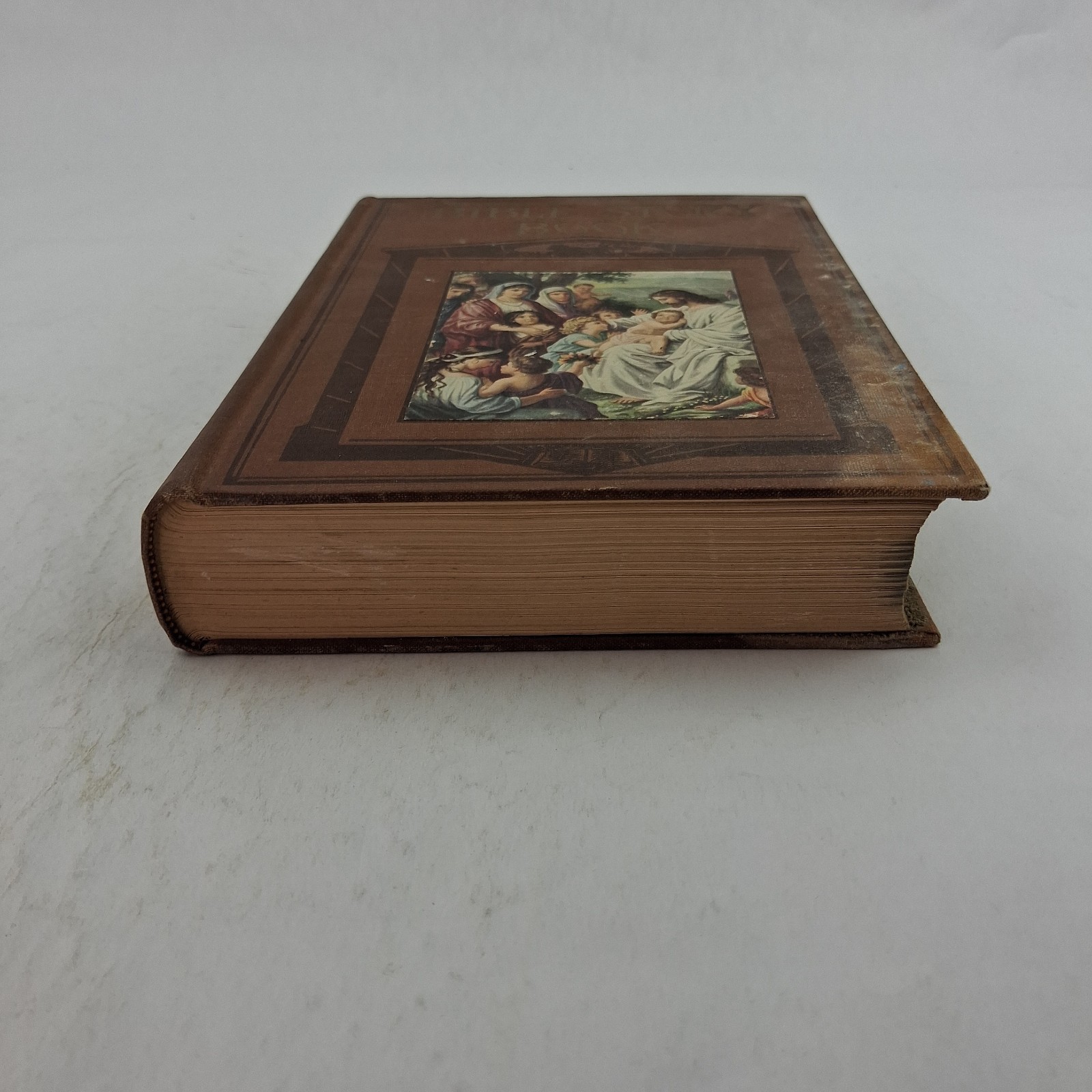 Egermeier’s Bible Story Book New Revised 1935 With Color / B&W Illustrations VTG
