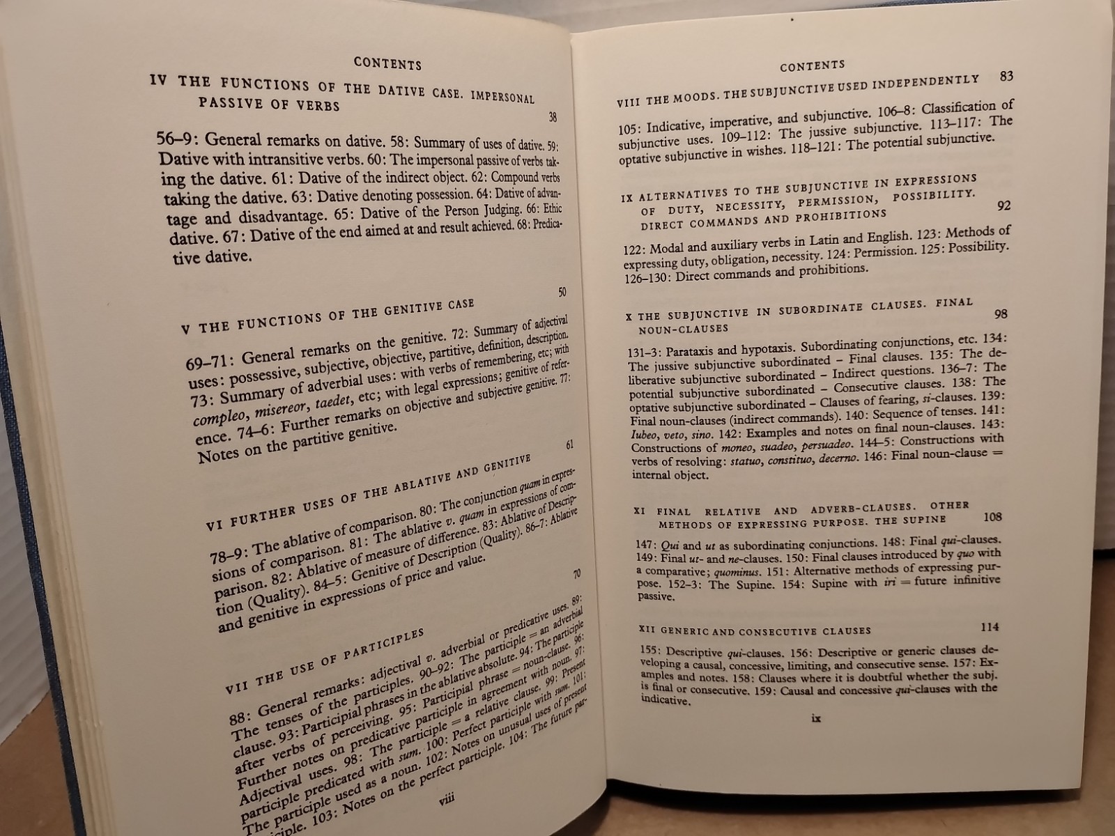 A New Latin Syntax by E. C. Woodcock – 1959 – 1st Edition Harvard University HC