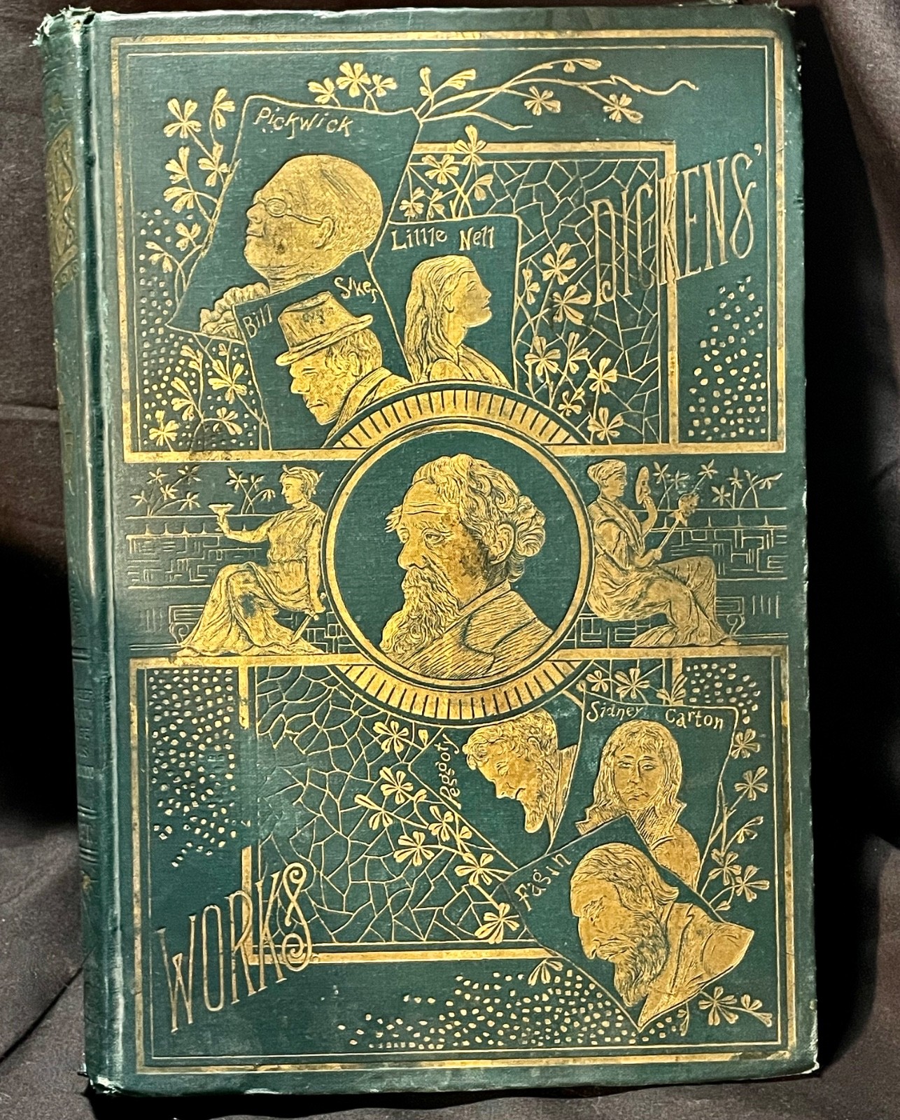 The Works Of Charles Dickens Volume I-VI 6 Volumes 1870-80’s Colliers Unabridged
