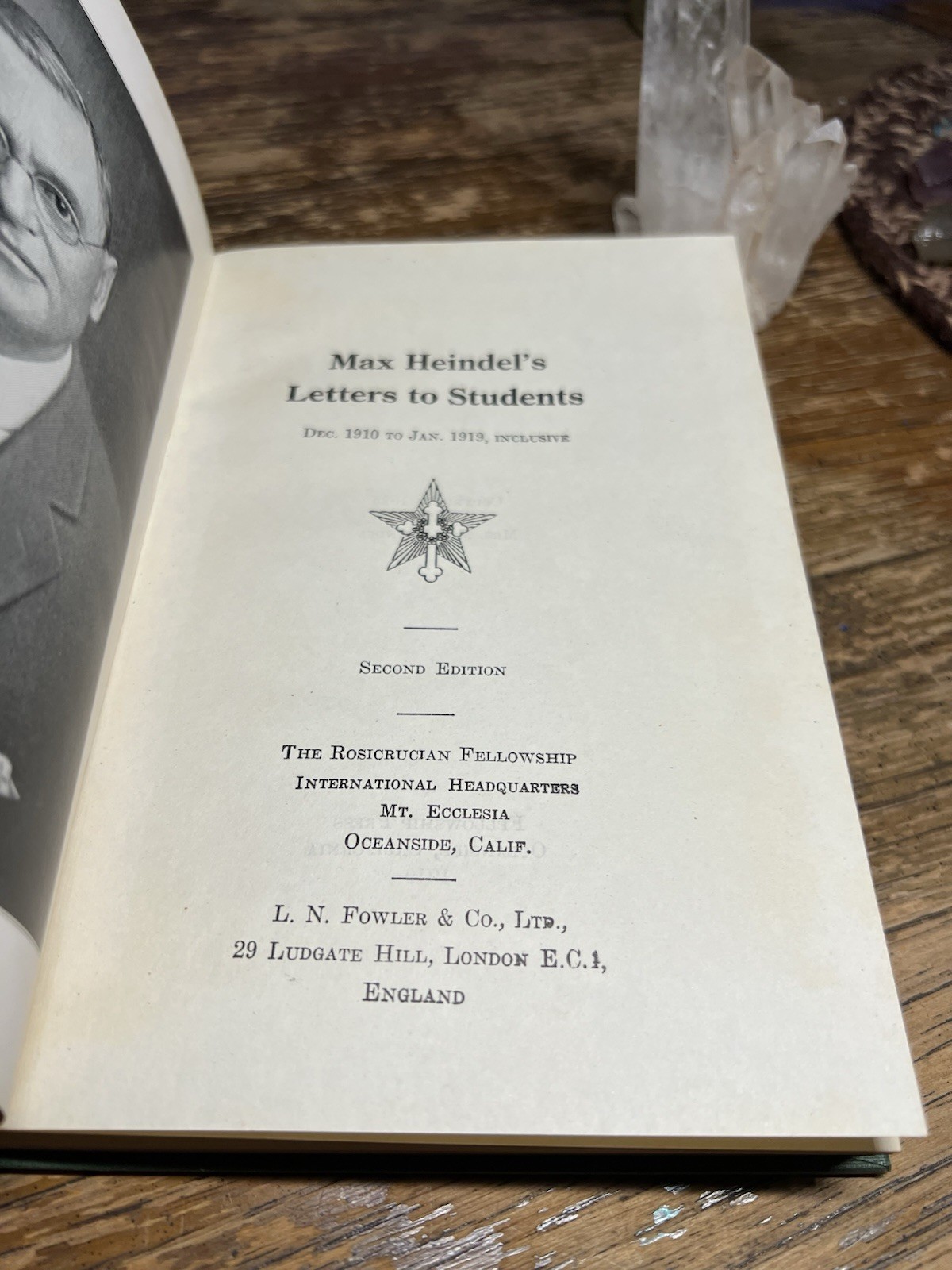 1949 2nd – Letters to Students – Max Heindel / The Rosicrucian Fellowship / Fine