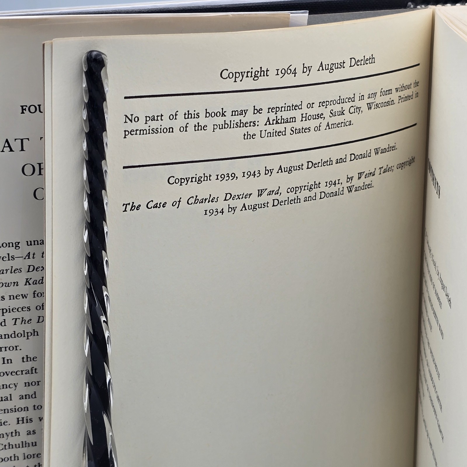 At the Mountains of Madness by H. P. Lovecraft 1964 | Arkham House Hardcover