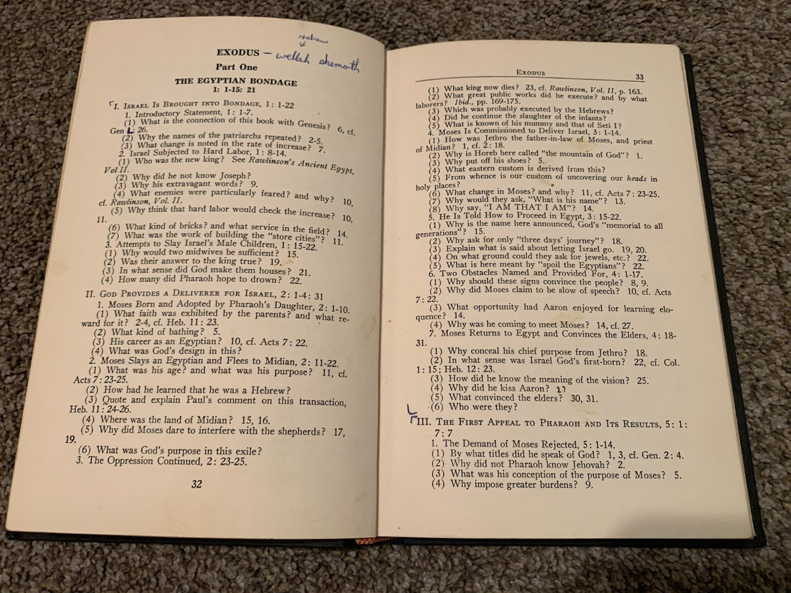 JW McGarvey’s Class Notes on Sacred History Vol 1-2 Leslie G Thomas Gen-Nehemiah