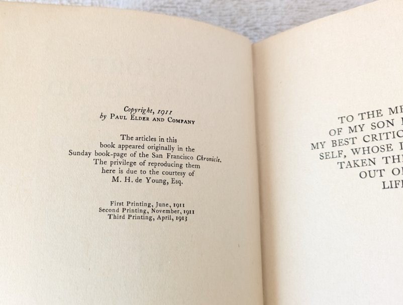 COMFORT FOUND IN GOOD OLD BOOKS By George Hamlin Fitch HB 3rd Printing 1913