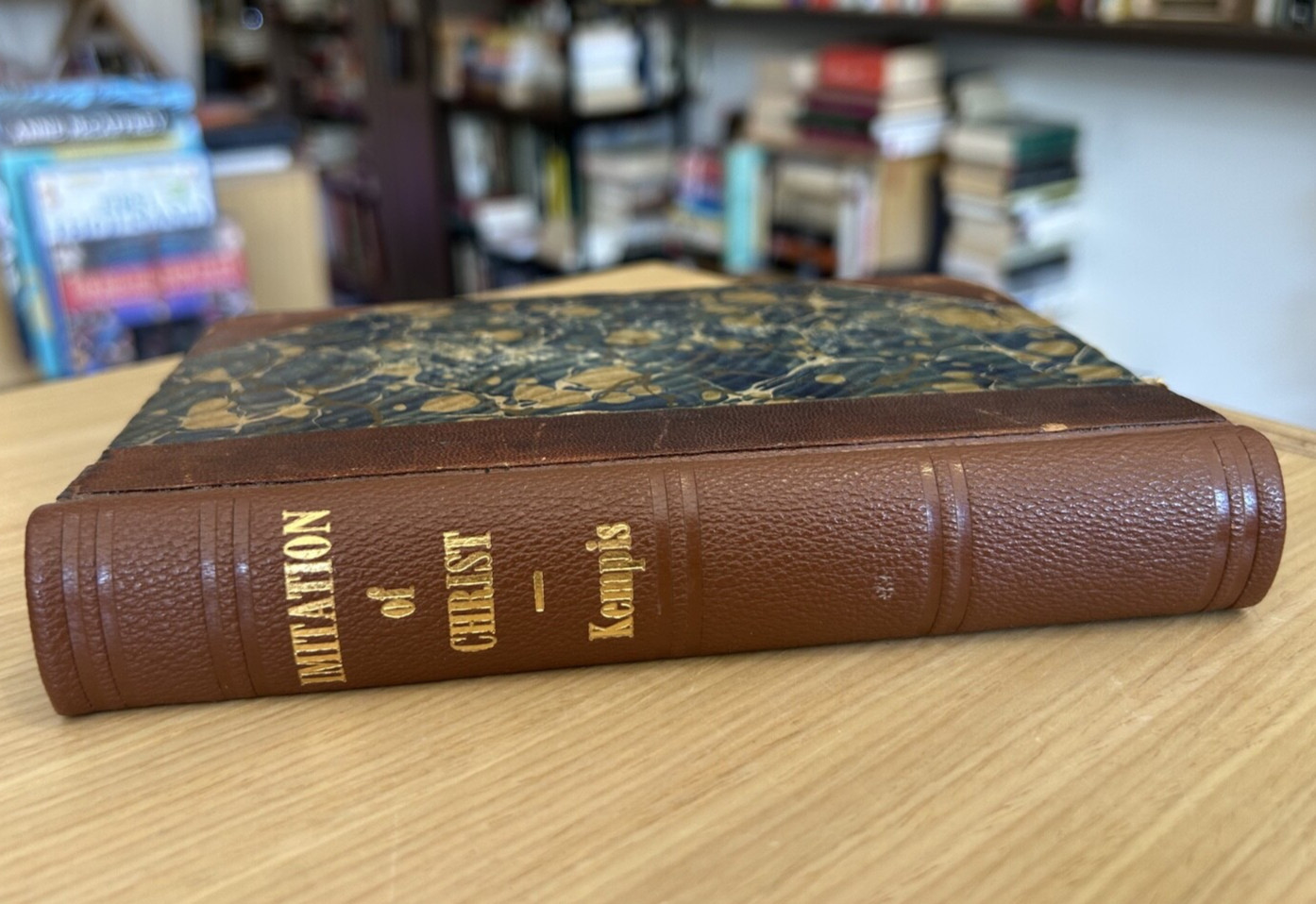 UNIQUE, RARE 1896 “Imitation of Christ” by Thomas À Kempis