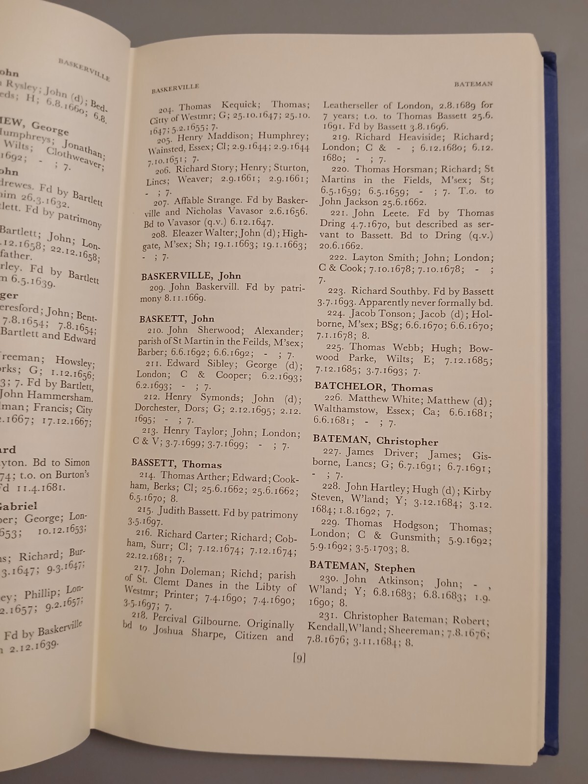 Stationers’ Company Apprentices 1641-1700 D F McKenzie 1974 Hardback