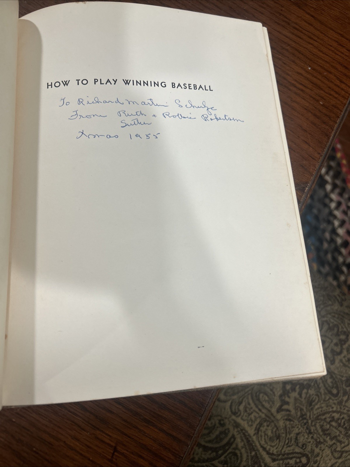 1953 Edition Hardcover How to Play Winning Baseball by Arthur Mann Illustrated