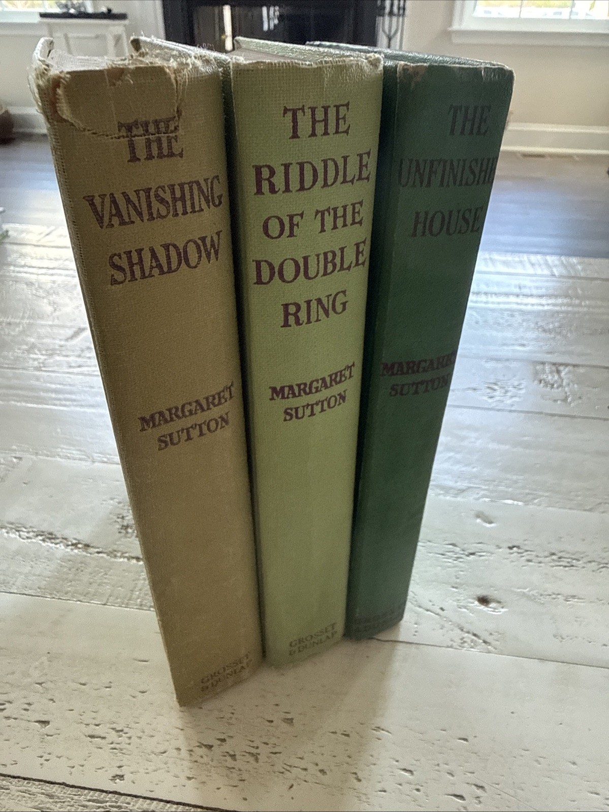 Judy Bolton Mystery Lot 3 Sutton HC Vanishing Shadow Double Ring House