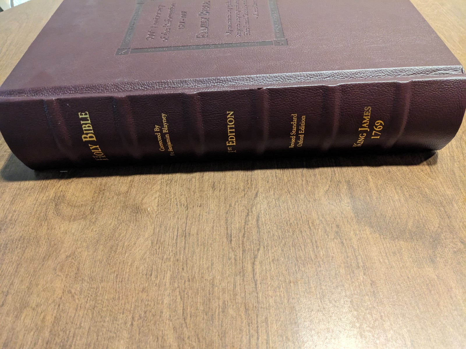 1769 Oxford Standardized Revision of the 1611 King James Bible Facsimile Edition