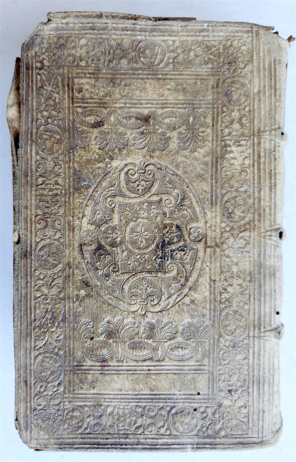 1567 HORACE POETRY antique HAND TOOLED PIGSKIN BINDING 16th CENTURY
