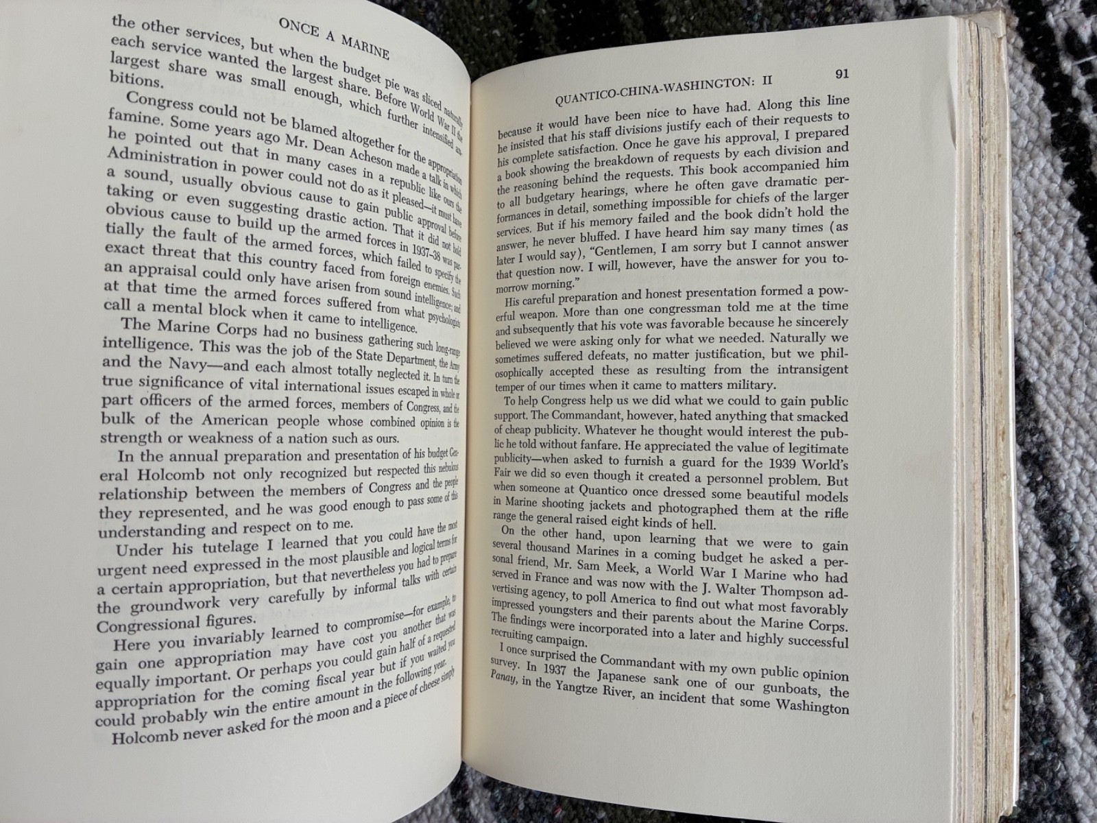 Once A Marine – SIGNED 1st. Ed. HC General A.A. Vandegrift 1964 memoirs
