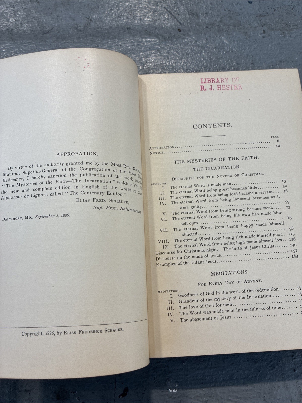 The Incarnation of Jesus Christ Ascetical Works of St Alphonsus