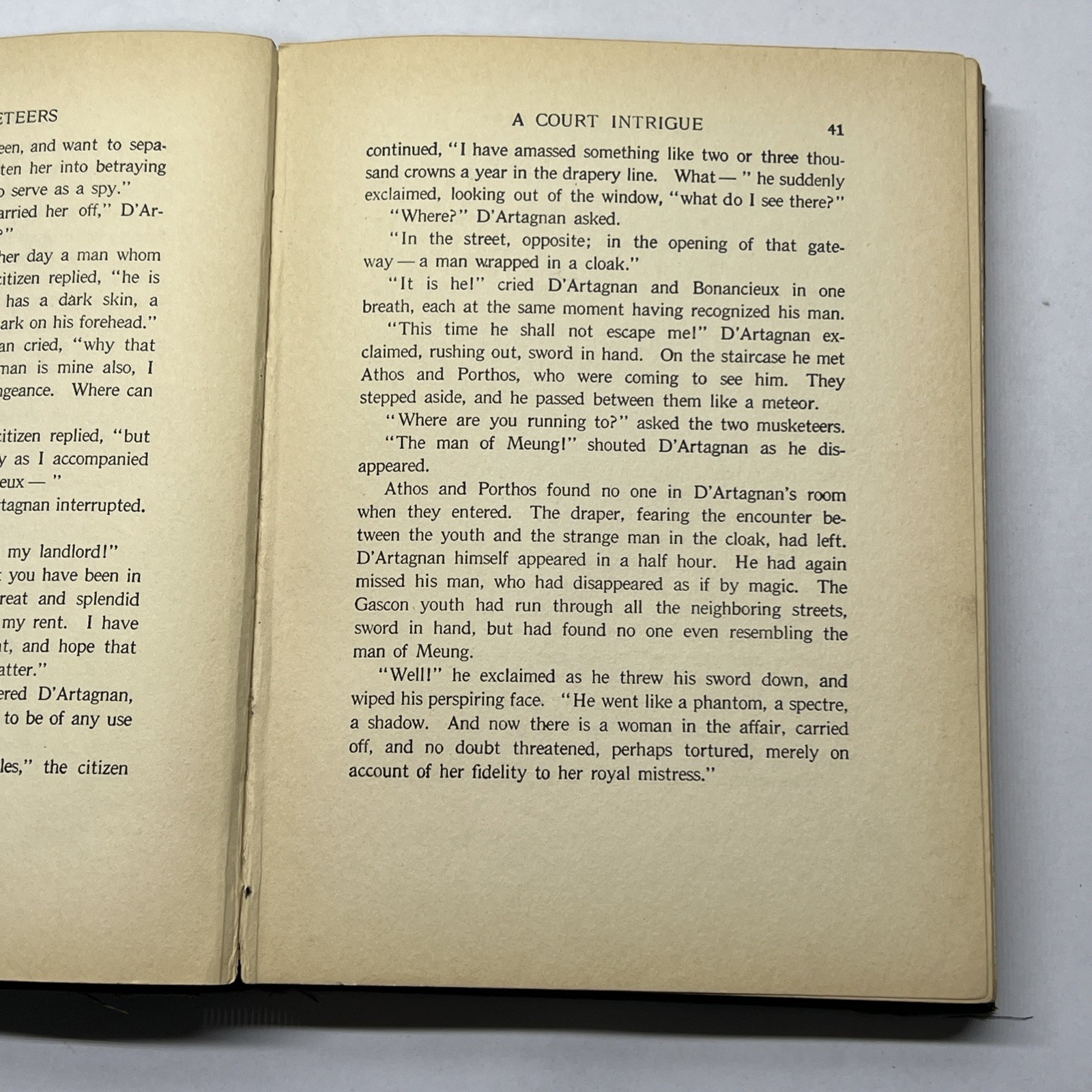 Alexandre DUMAS / The Three Musketeers Adapted for Juvenile Readers 1927