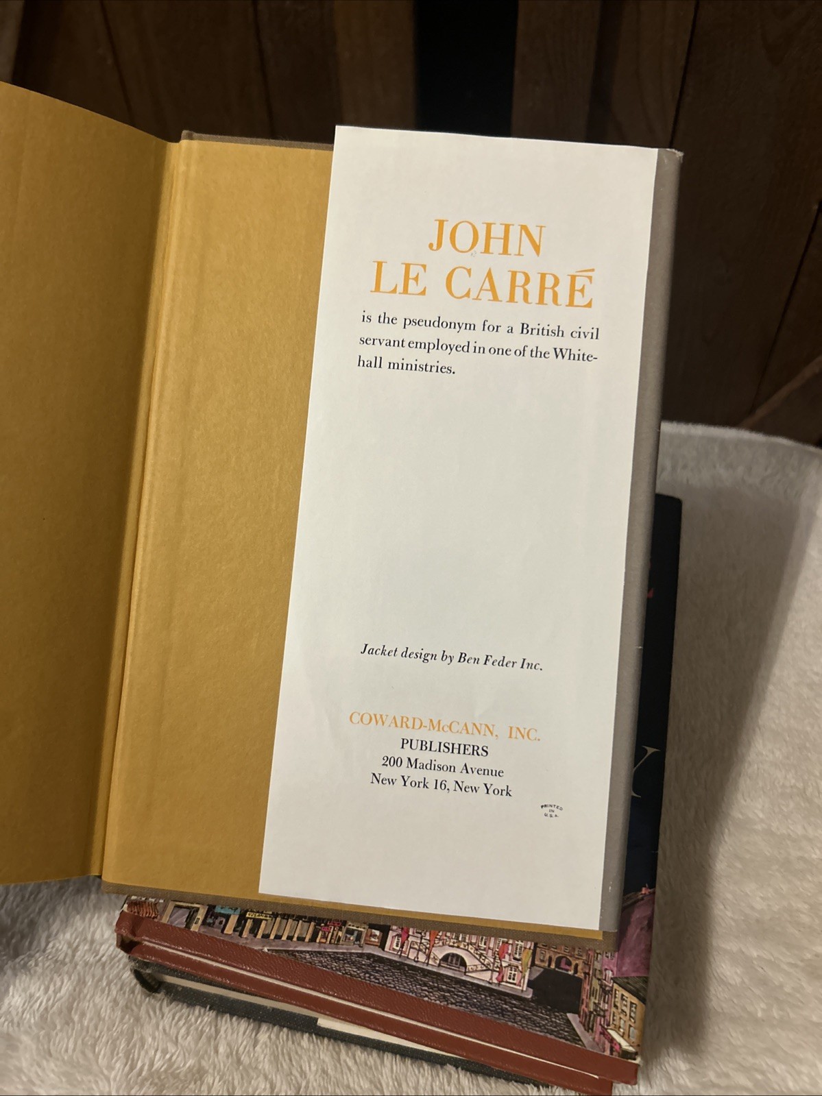 John Le Carre VTG HCDJx3: Spy Who Came In From Cold (1st/28) Looking Glass War &