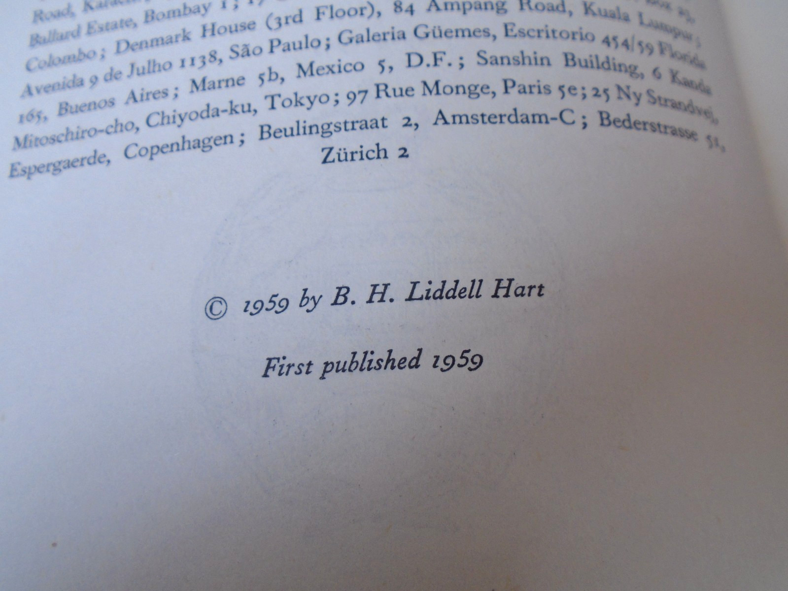The Tanks Volume I 1914-1939 B. H. Liddell Hart – 1959 VG Condition Dust Jacket