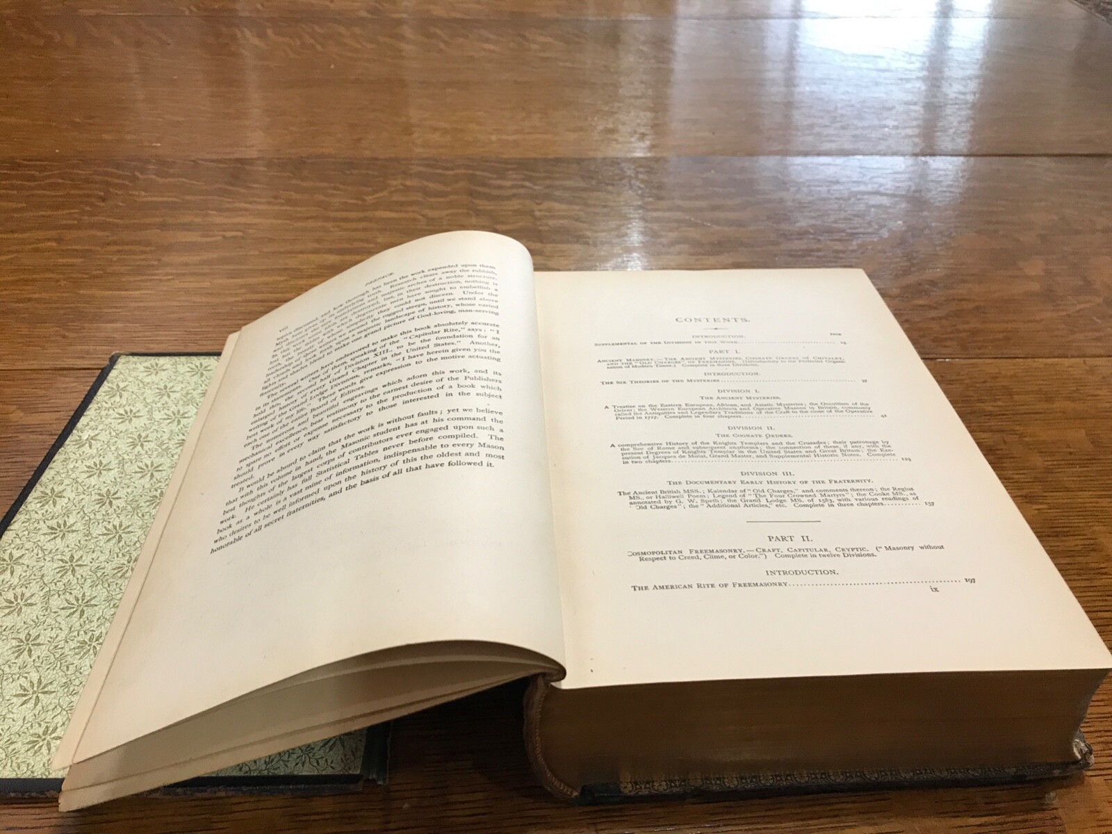 1920 History of the Ancient and Honorable Fraternity of Free and Accepted Masons
