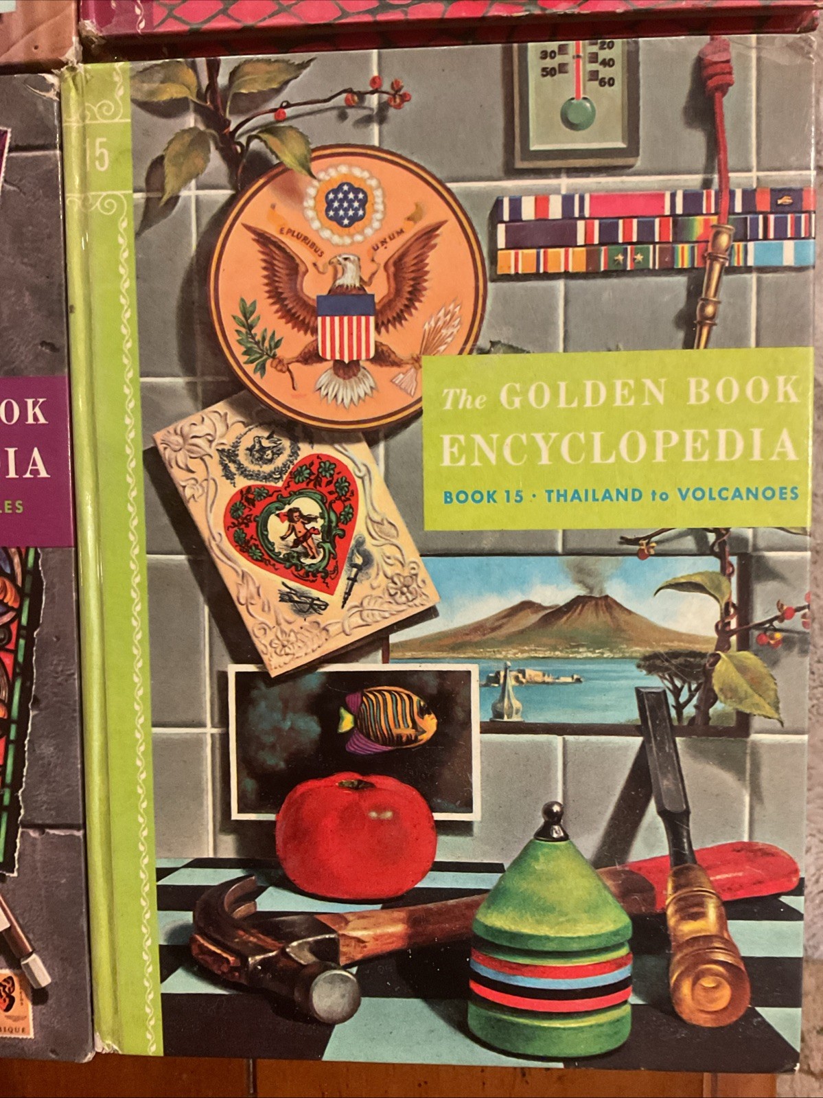 Vintage The Golden Book Encyclopedia Set Complete Volumes 1-16 1960 & 61