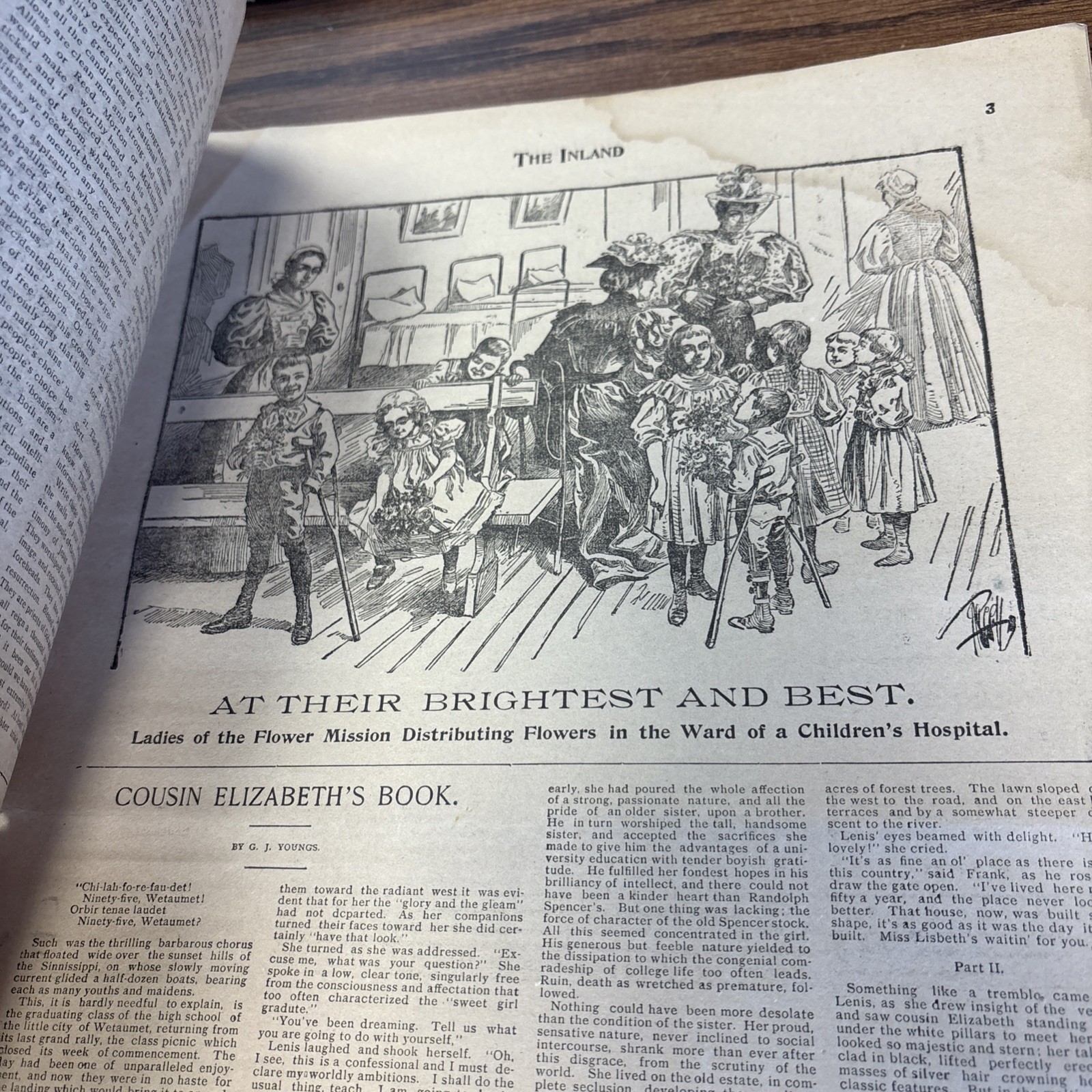 1896 The Inland Illustrated Christian Endeavor Monthly: Flower Mission Sketches