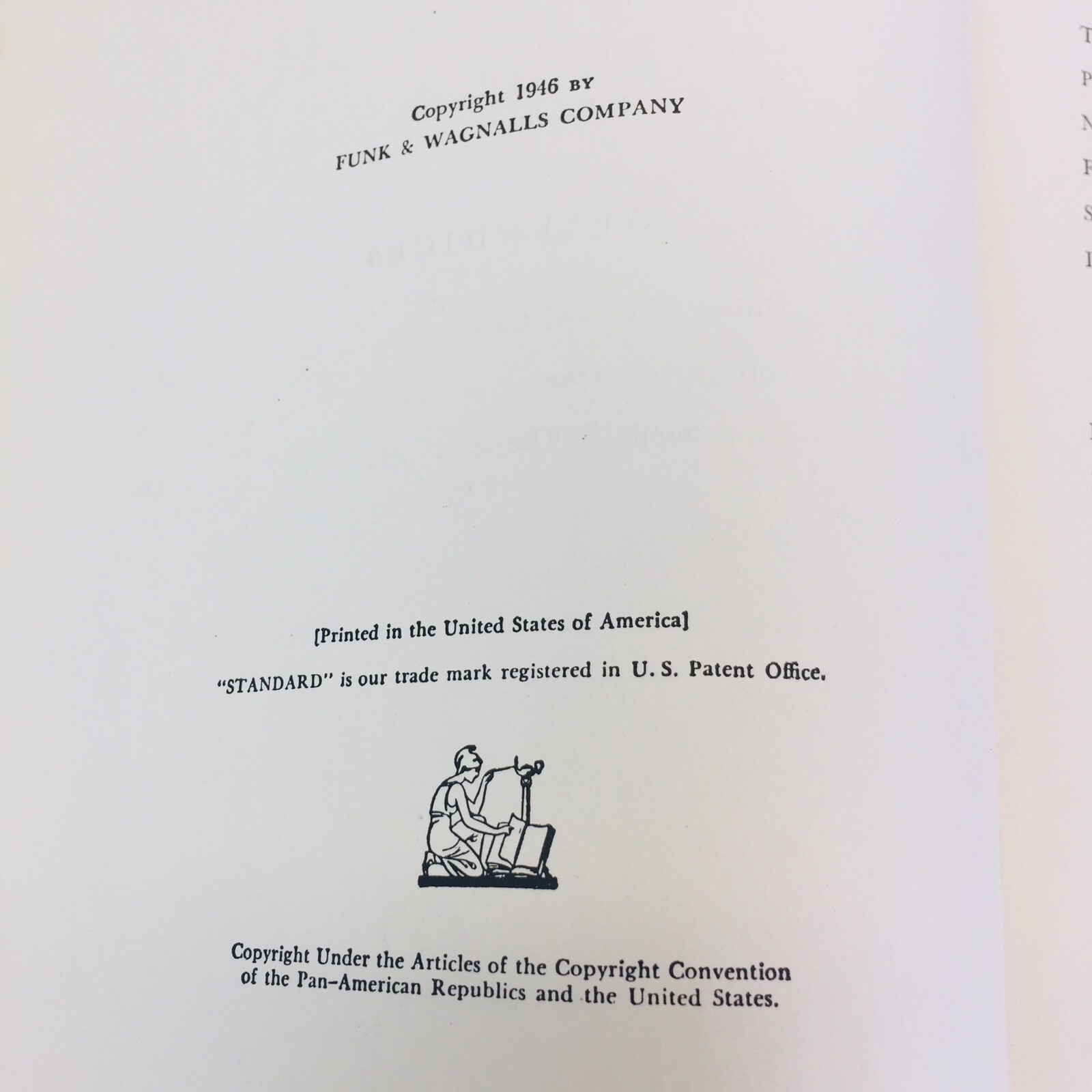 Bookshelf Decor 1948 Funk & Wagnall New Practical Standard Dictionary Vol 1 & 2