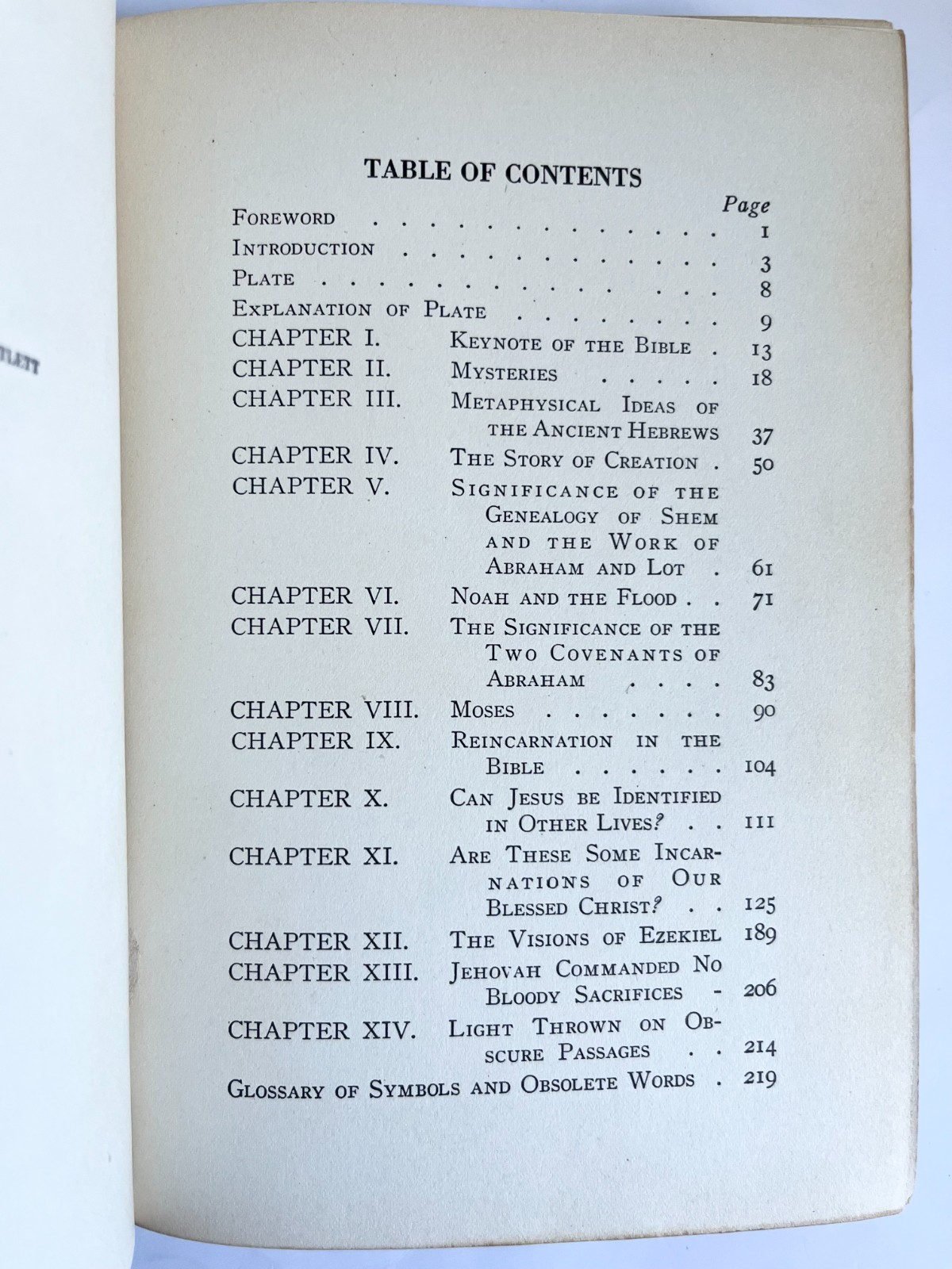 An Esoteric Reading of Biblical Symbolism by Harriet Tuttle Bartlett, 1920