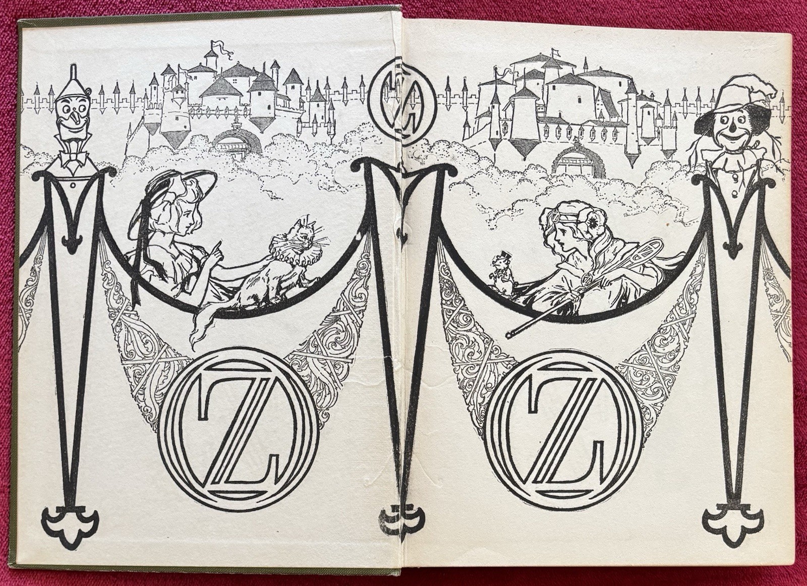 DOROTHY and the WIZARD in OZ by L. FRANK BAUM – 1920 2nd EDITION